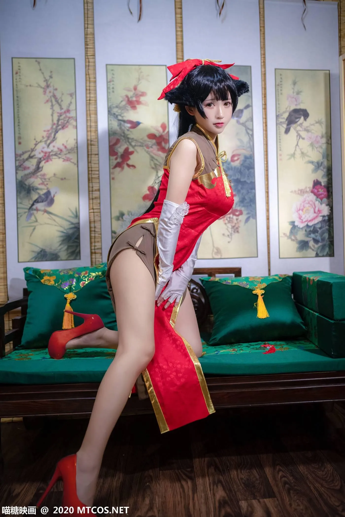 [喵糖映画] HML.015 高雄银红旗袍[24P]插图7