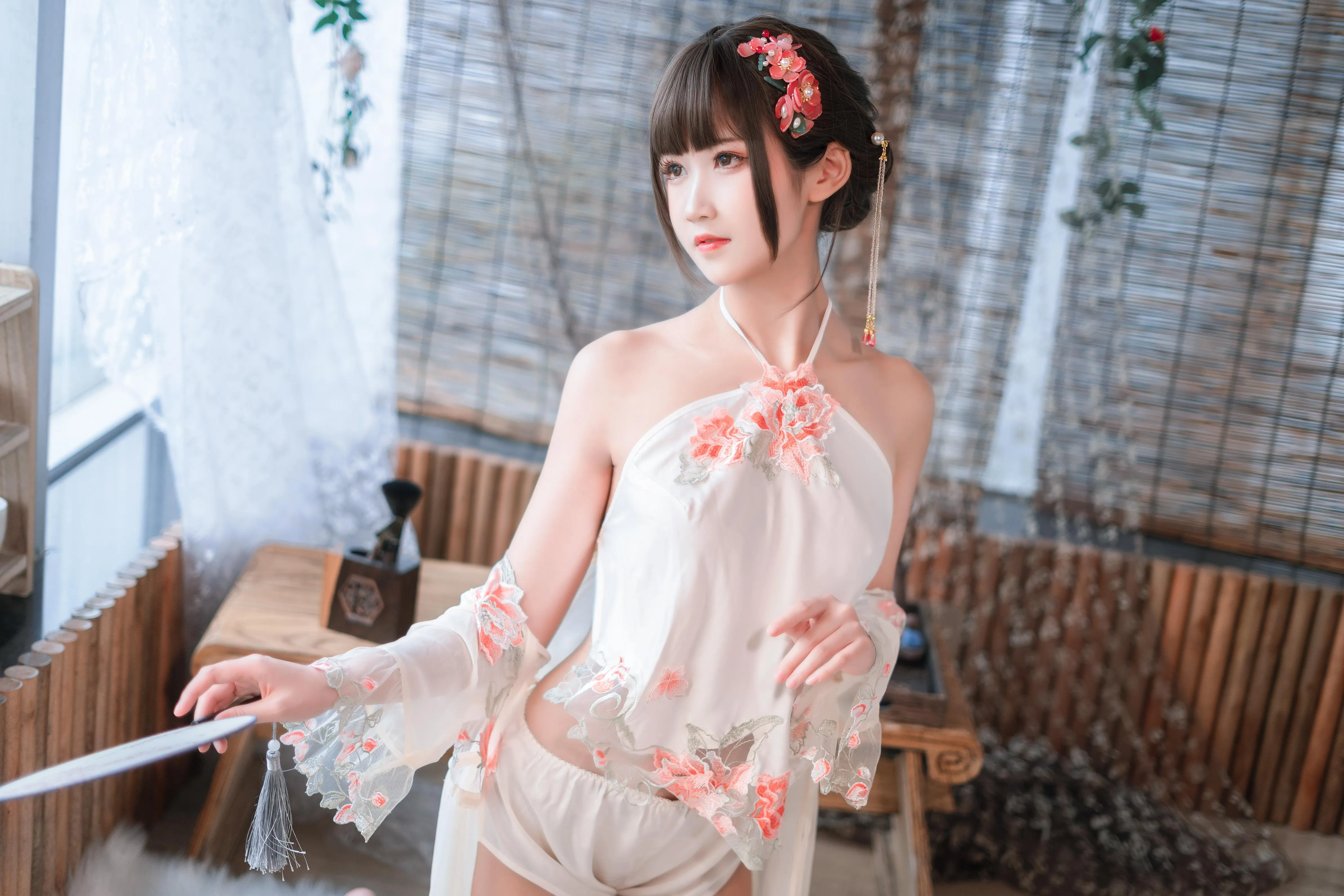 [喵糖映画] VOL.230 少女肚兜 花溪纱[20P]插图5
