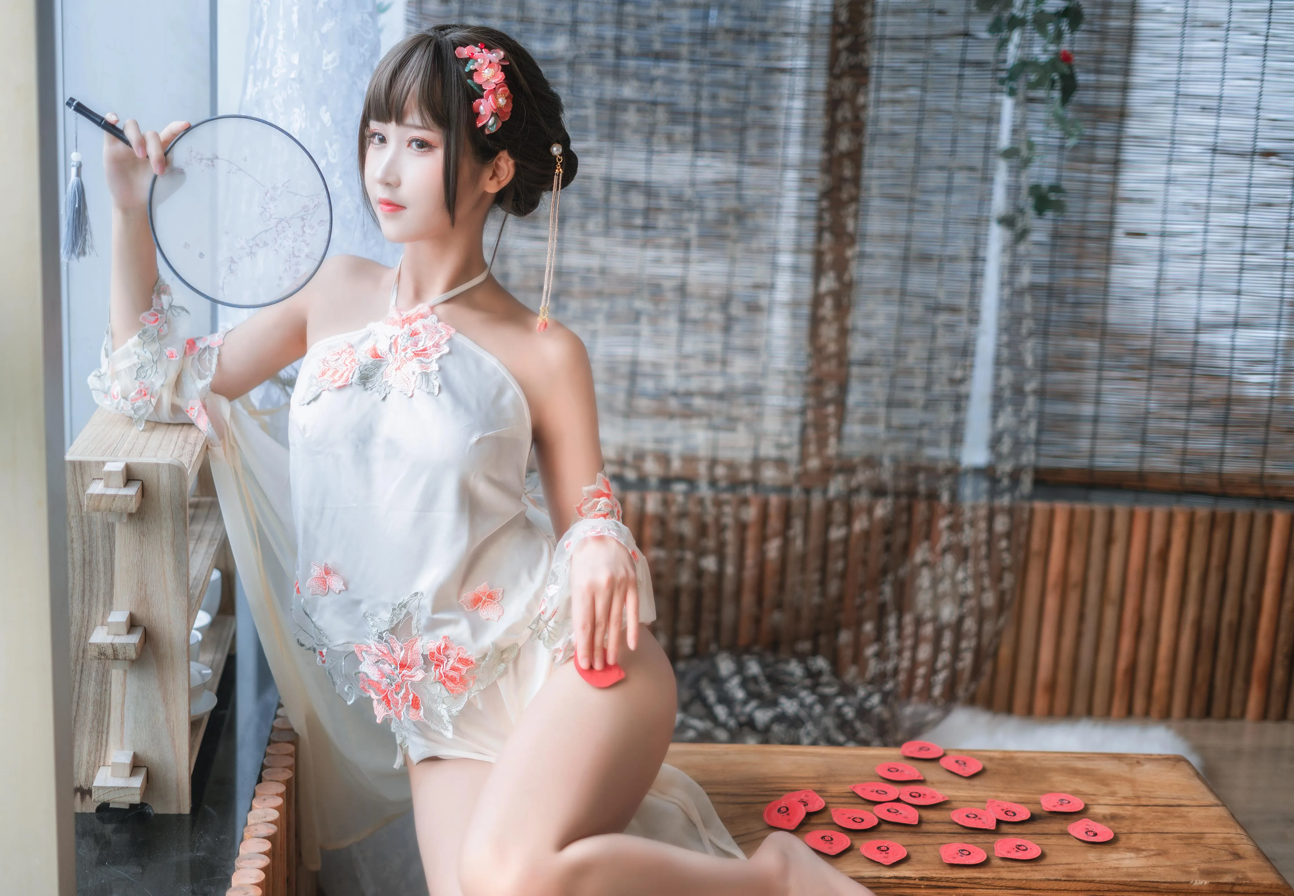 [喵糖映画] VOL.230 少女肚兜 花溪纱[20P]插图7
