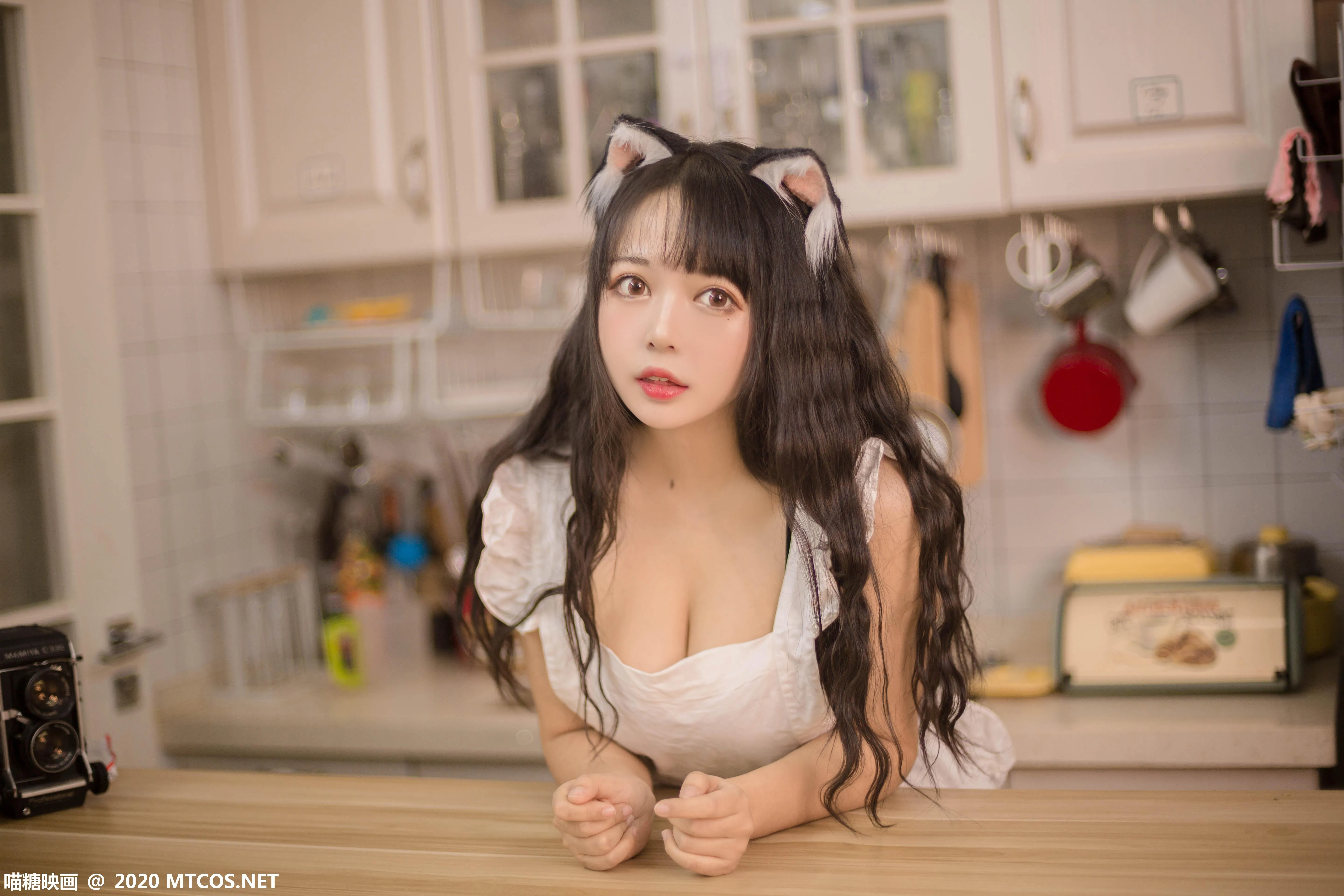 [喵糖映画] VOL.296 厨房猫娘[20P]插图1