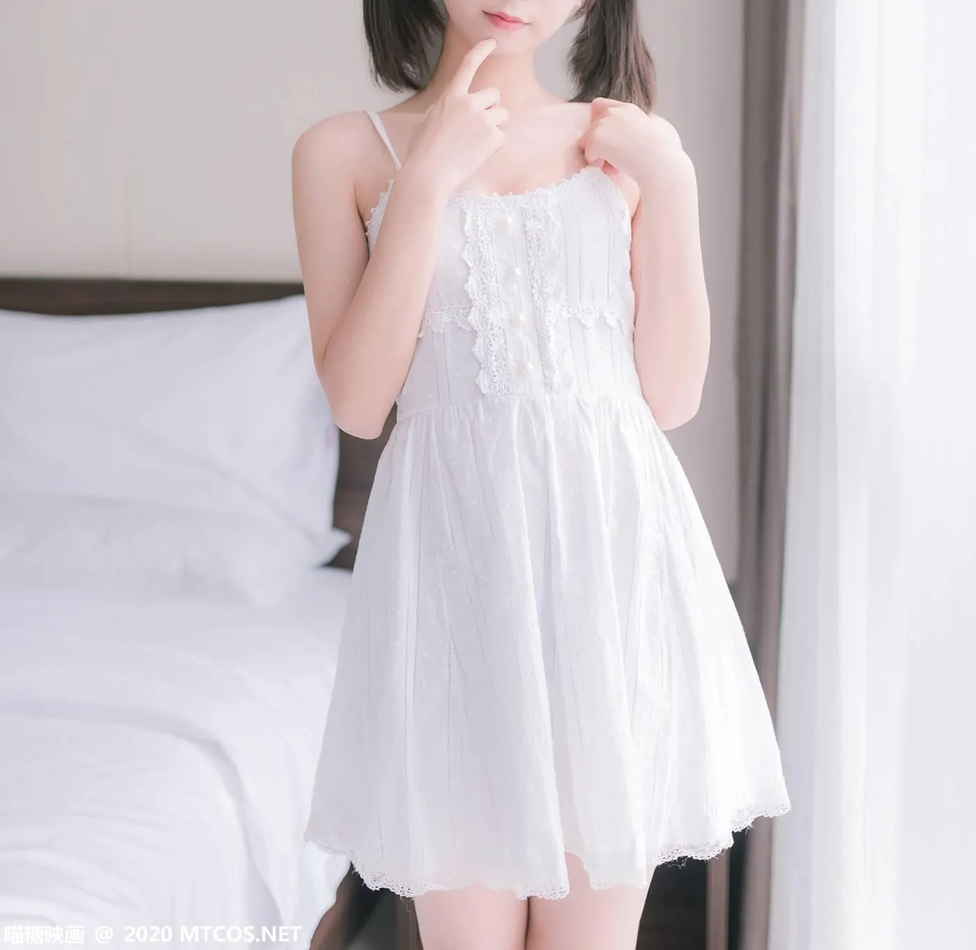 [喵糖映画] VOL.177 白裙少女[47P]插图