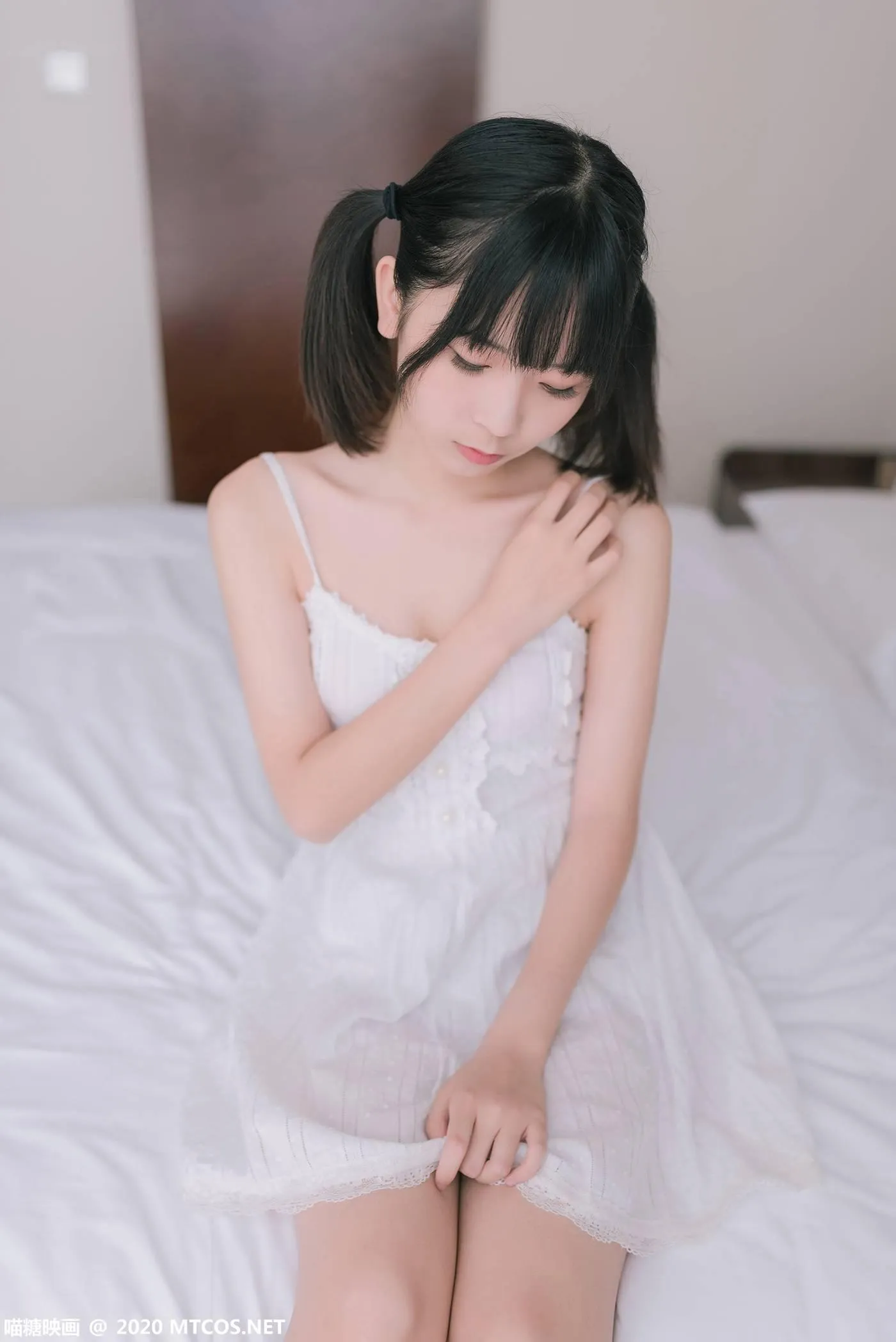 [喵糖映画] VOL.177 白裙少女[47P]插图4