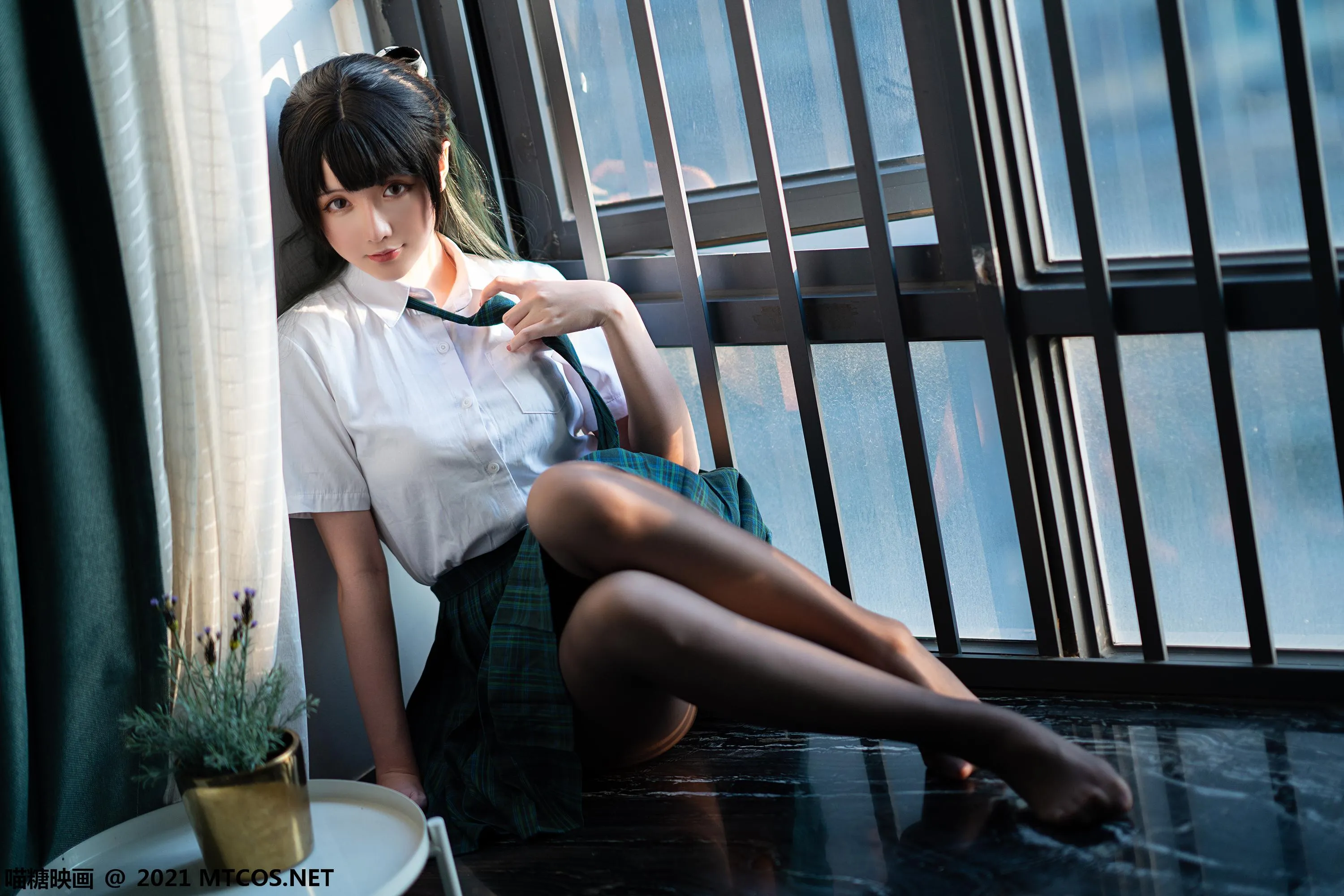 [喵糖映画]VOL.435 绿色JK[20P]插图2