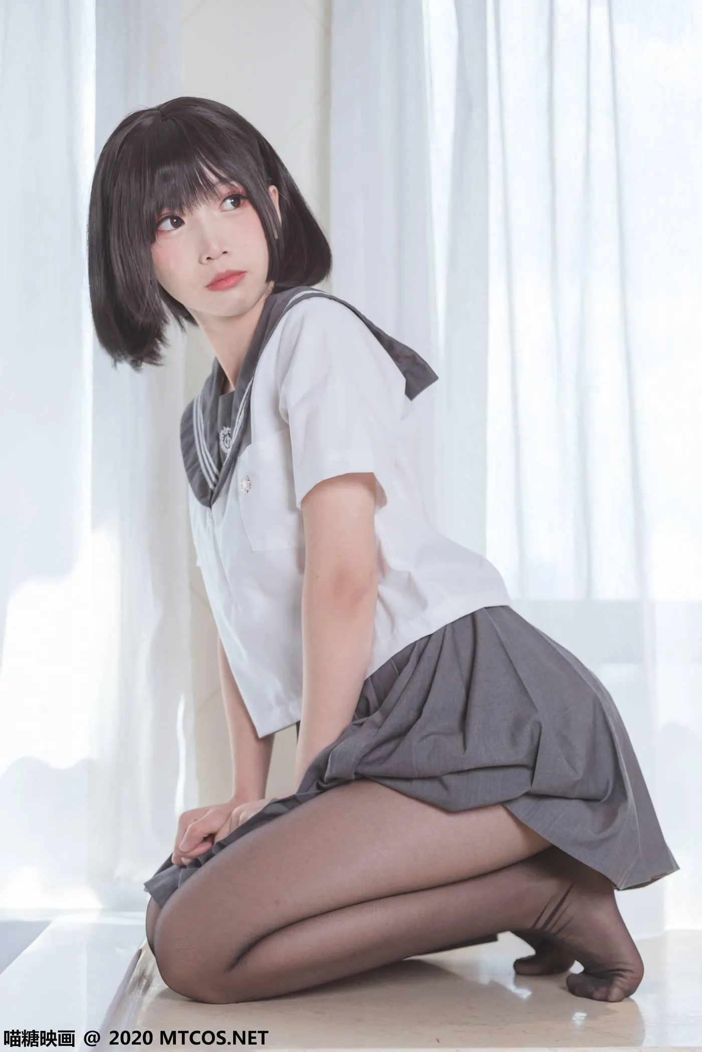 [喵糖映画] JKL.017 黑丝JK制服[21P]插图6
