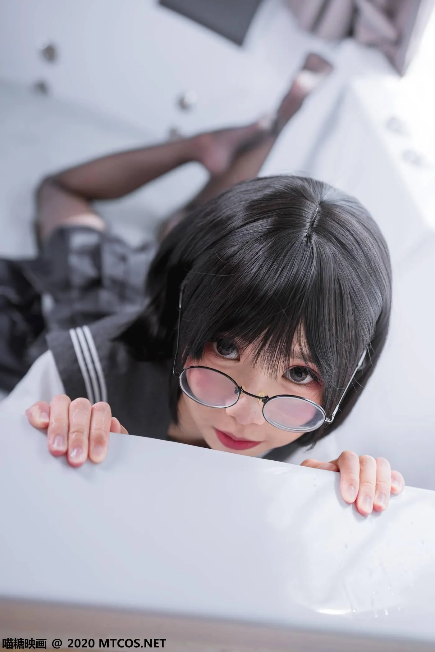 [喵糖映画] JKL.017 黑丝JK制服[21P]插图3
