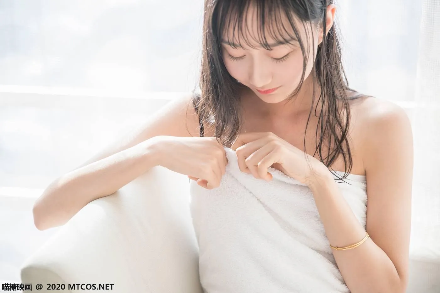 [喵糖映画] VOL.174 纯白浴巾[58P]插图3