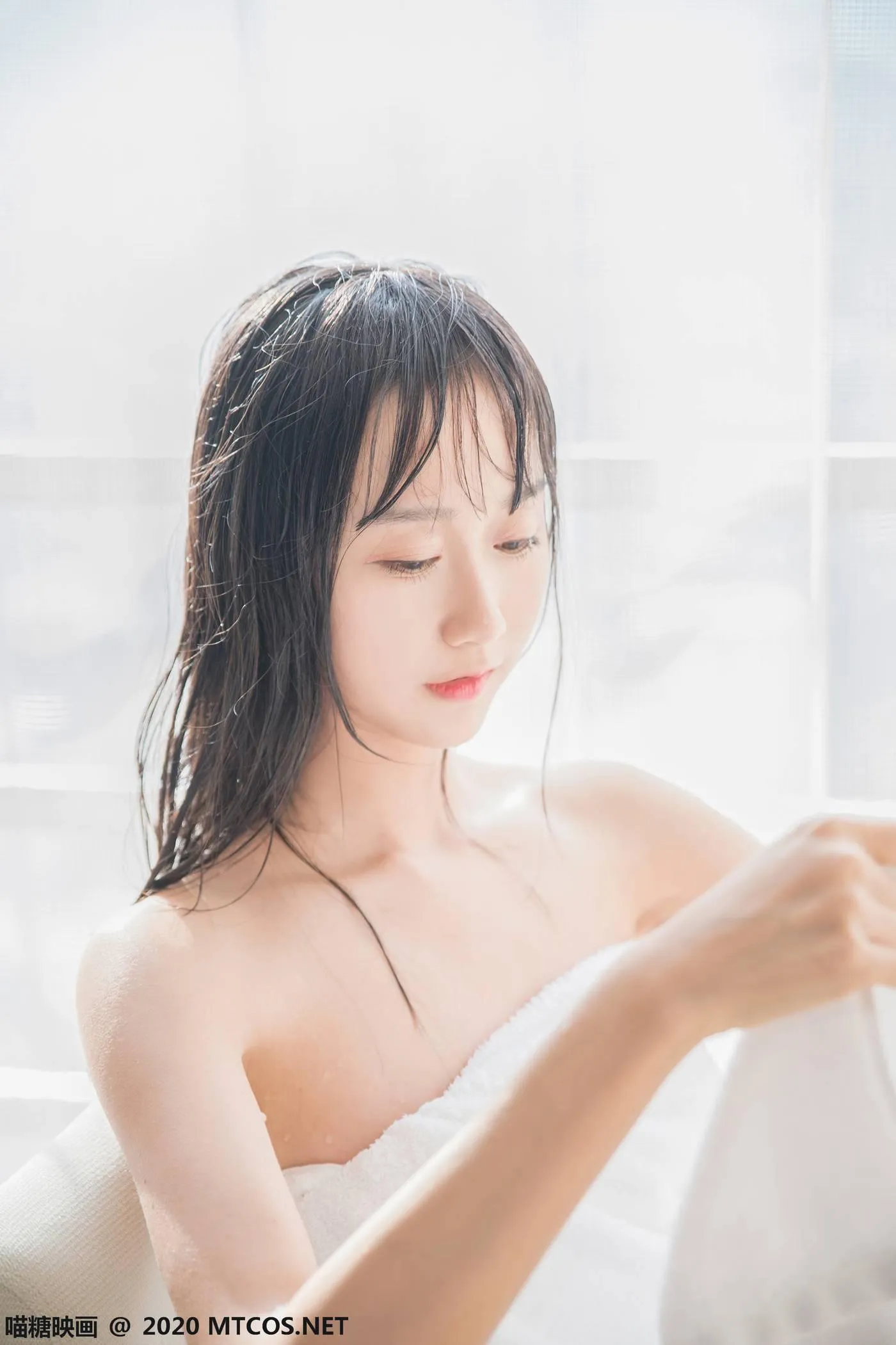 [喵糖映画] VOL.174 纯白浴巾[58P]插图7