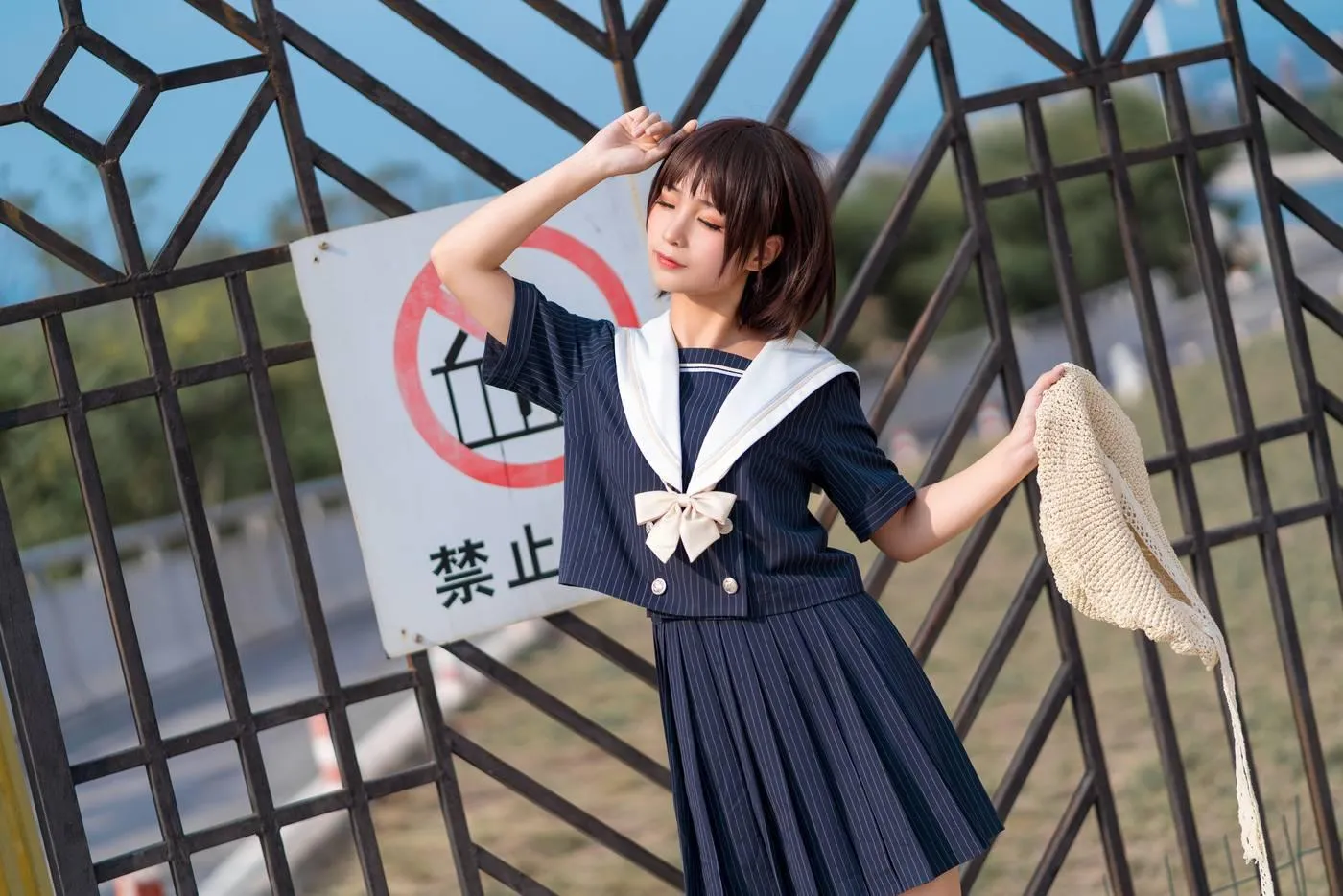 [喵糖映画] JKL.024 深蓝JK制服[40P]插图1