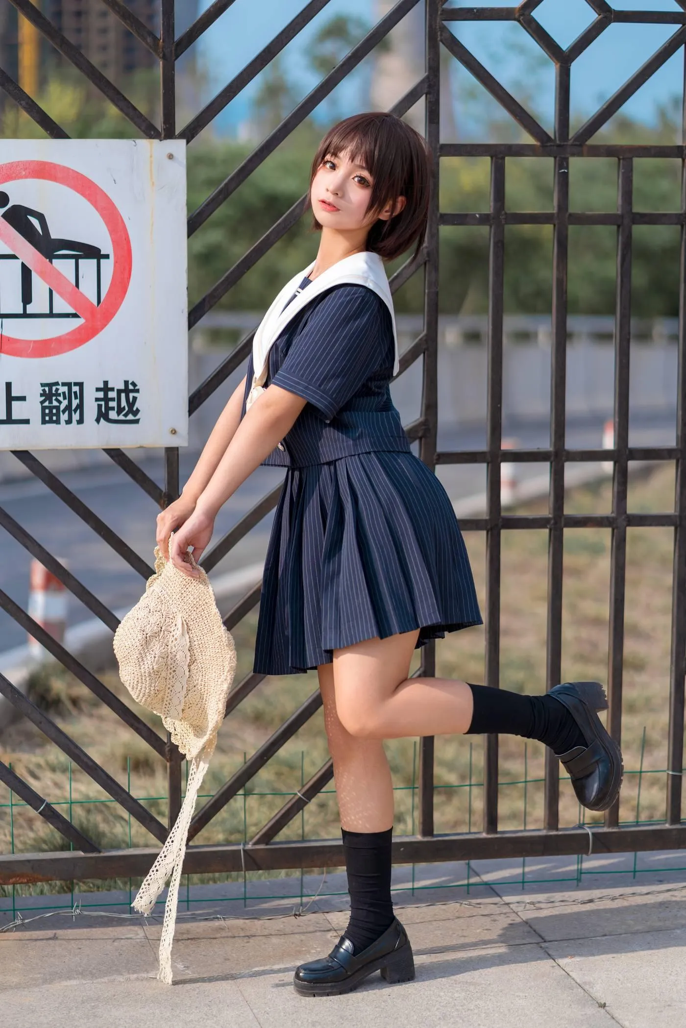 [喵糖映画] JKL.024 深蓝JK制服[40P]插图3