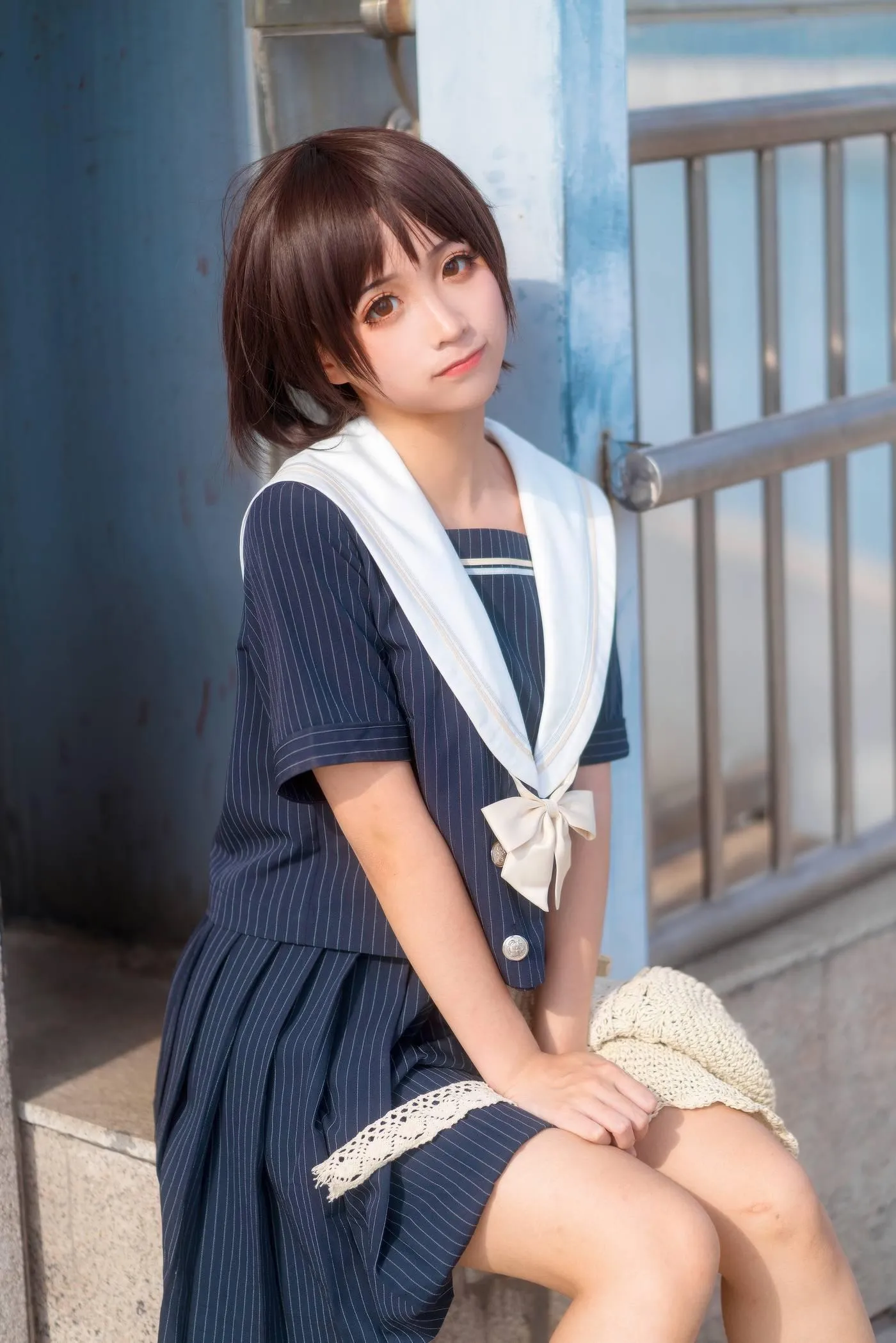[喵糖映画] JKL.024 深蓝JK制服[40P]插图5