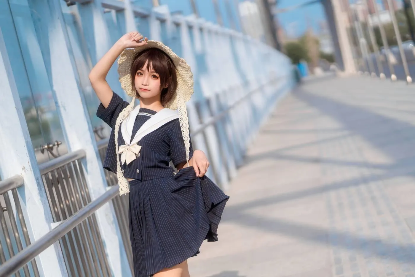[喵糖映画] JKL.024 深蓝JK制服[40P]插图6