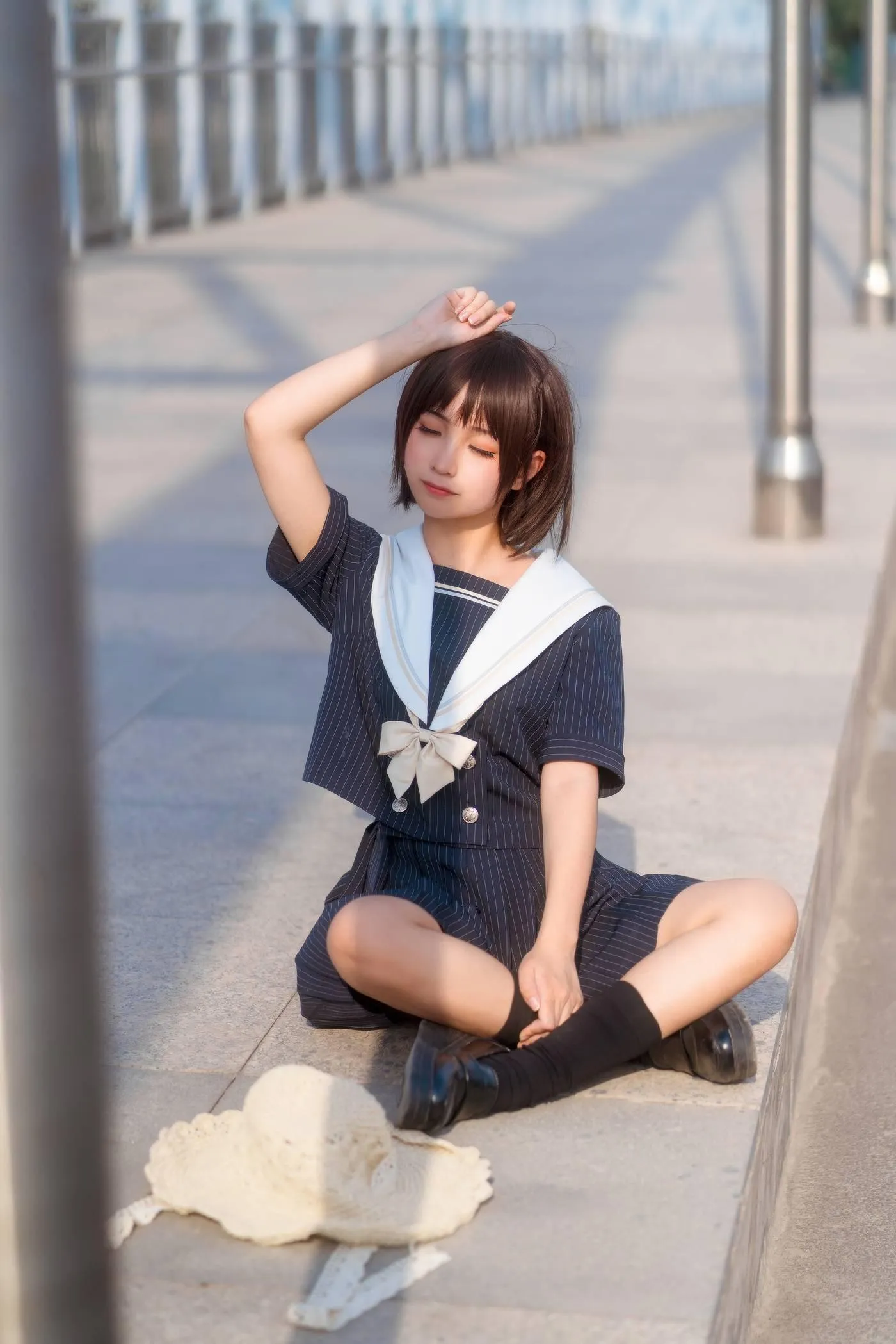 [喵糖映画] JKL.024 深蓝JK制服[40P]插图9