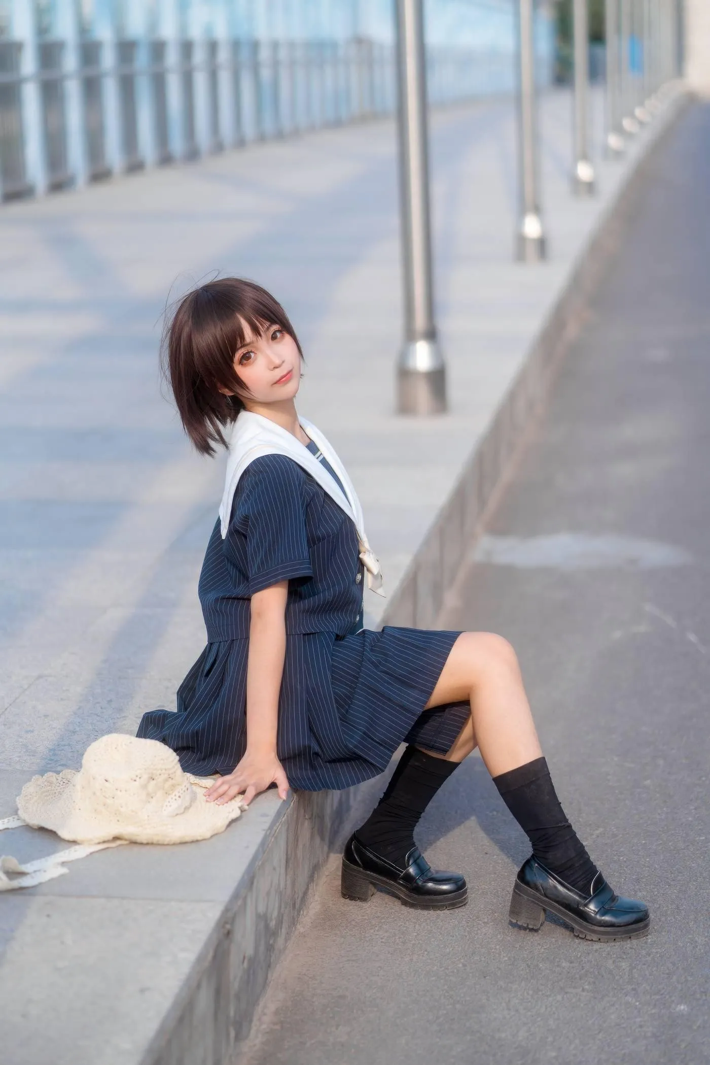 [喵糖映画] JKL.024 深蓝JK制服[40P]插图1