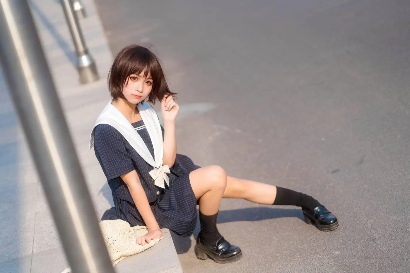[喵糖映画] JKL.024 深蓝JK制服[40P]插图3