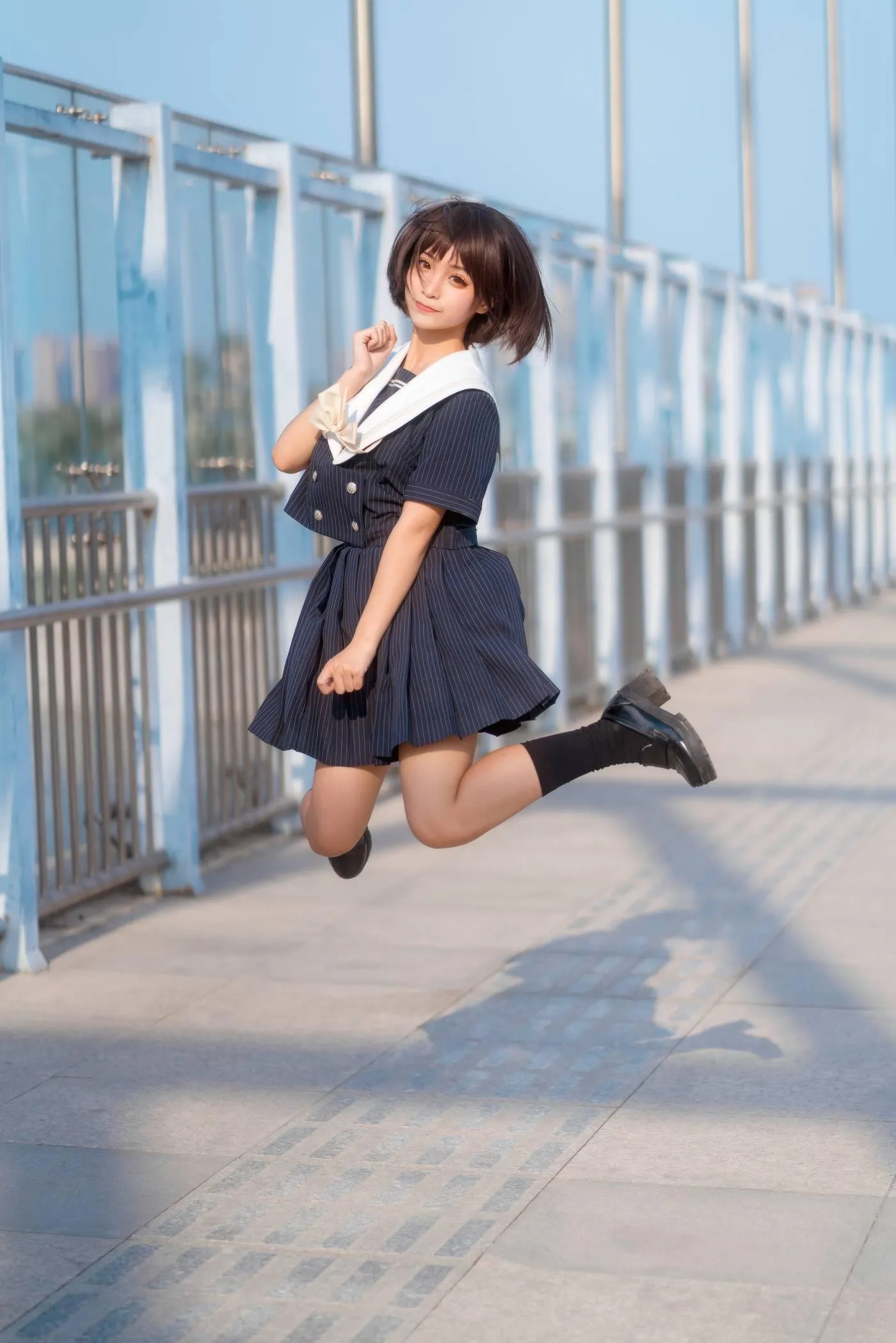 [喵糖映画] JKL.024 深蓝JK制服[40P]插图5