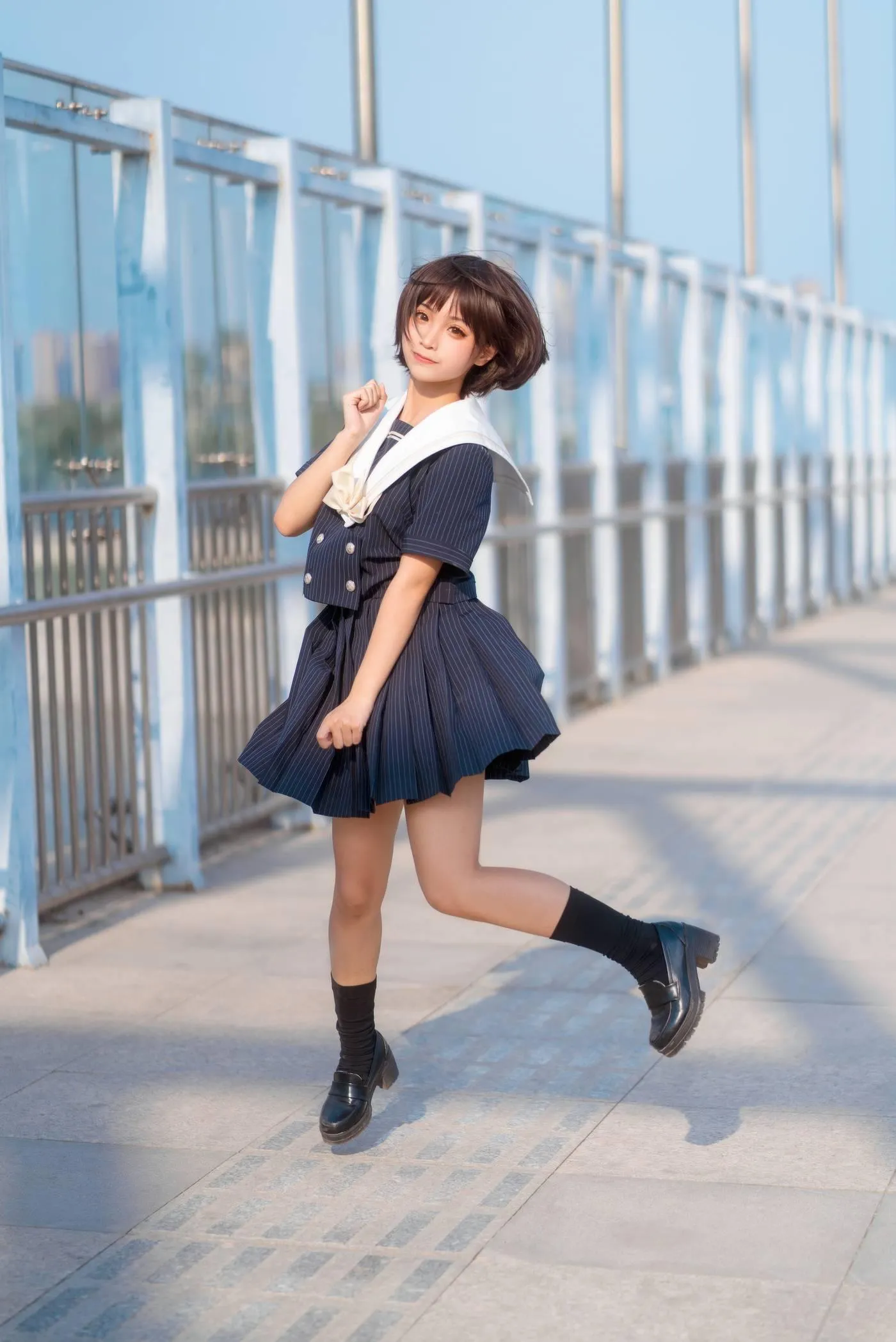 [喵糖映画] JKL.024 深蓝JK制服[40P]插图6