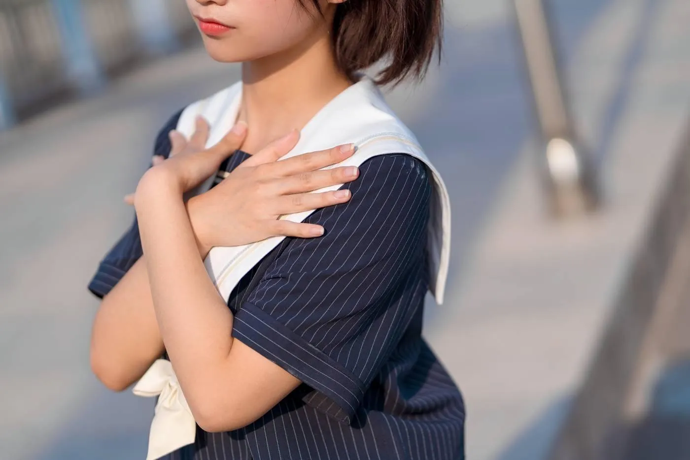 [喵糖映画] JKL.024 深蓝JK制服[40P]插图4