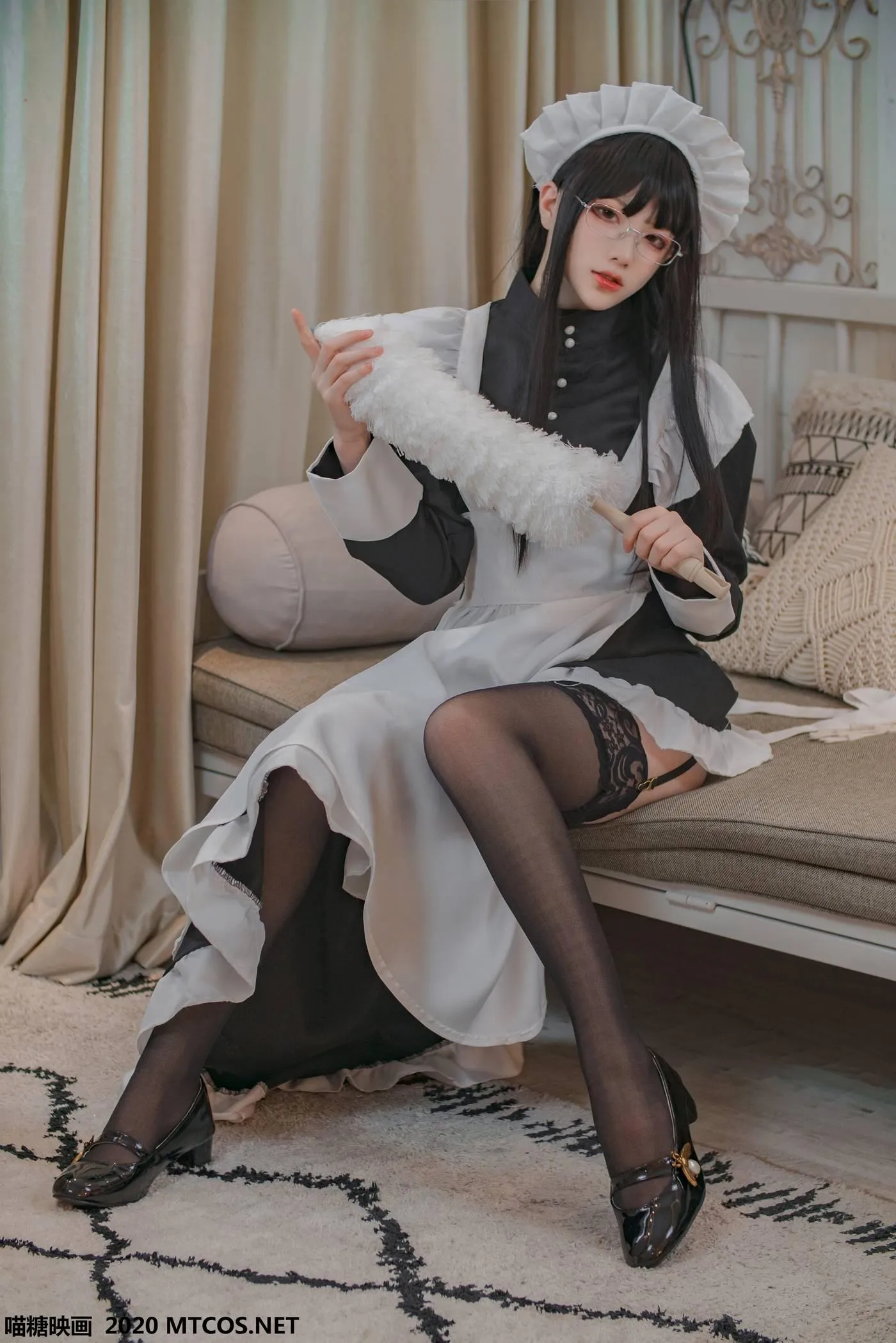 [喵糖映画] VOL.120 女仆眼镜娘[36P]插图2