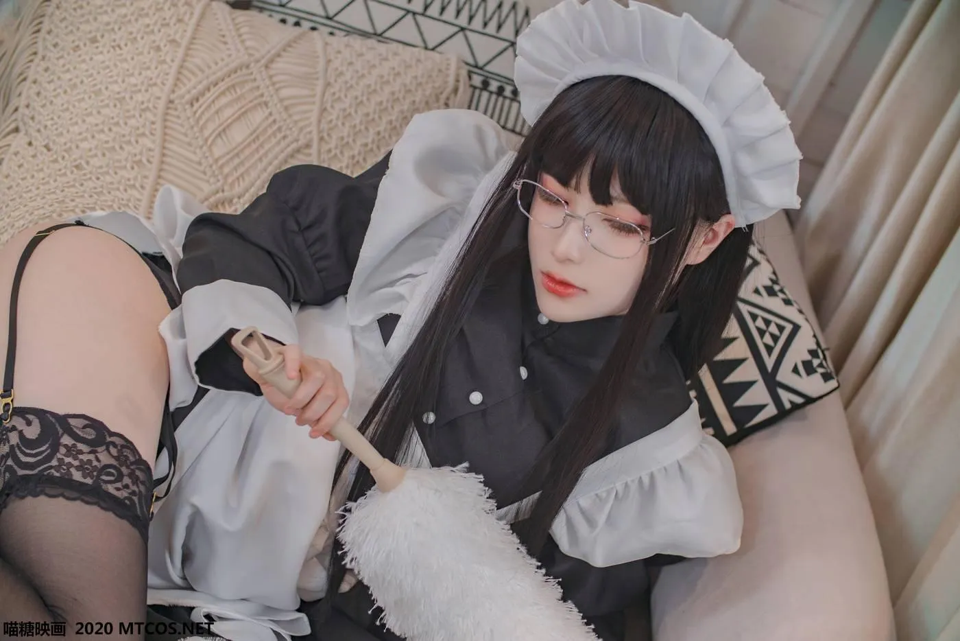 [喵糖映画] VOL.120 女仆眼镜娘[36P]插图6