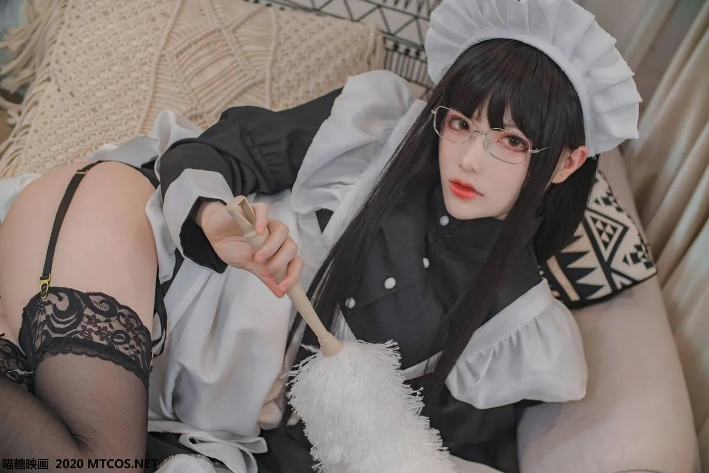 [喵糖映画] VOL.120 女仆眼镜娘[36P]插图7