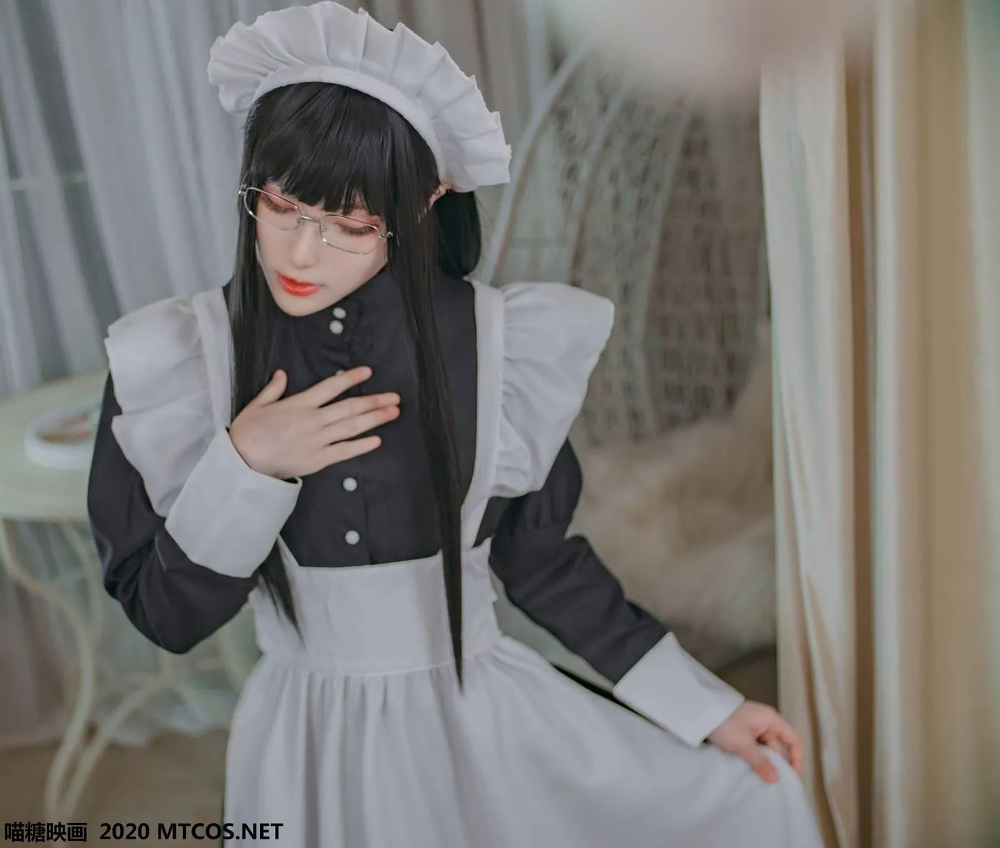 [喵糖映画] VOL.120 女仆眼镜娘[36P]插图6