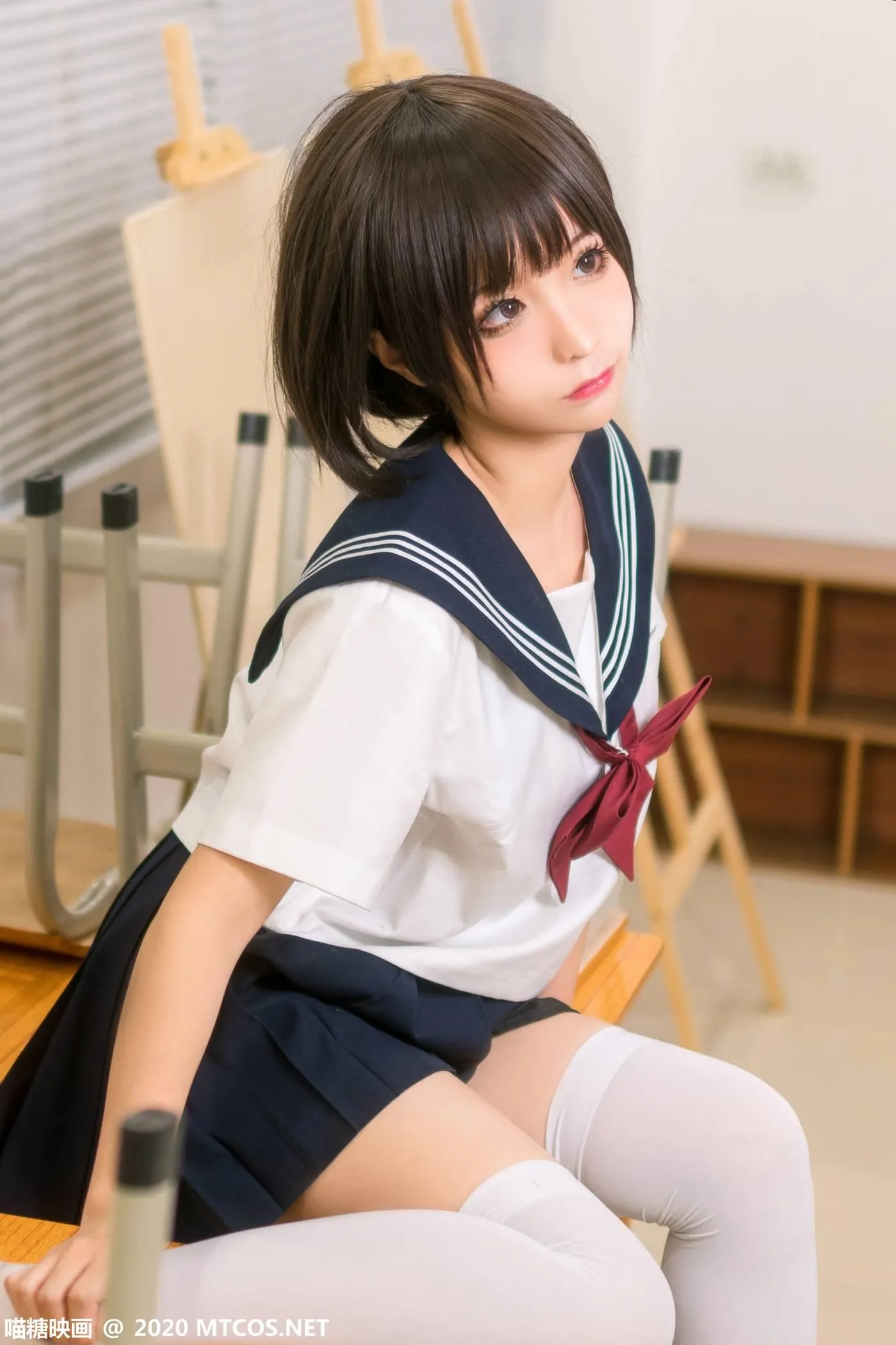 [喵糖映画] JKL.020 课室JK制服[25P]插图5