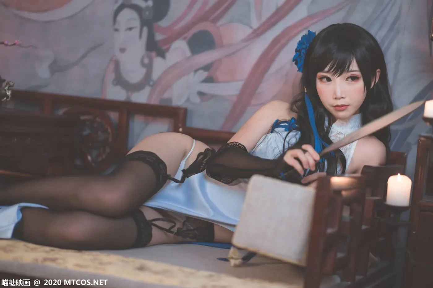 [喵糖映画] HML.023 玉玲珑旗袍[27P]插图5