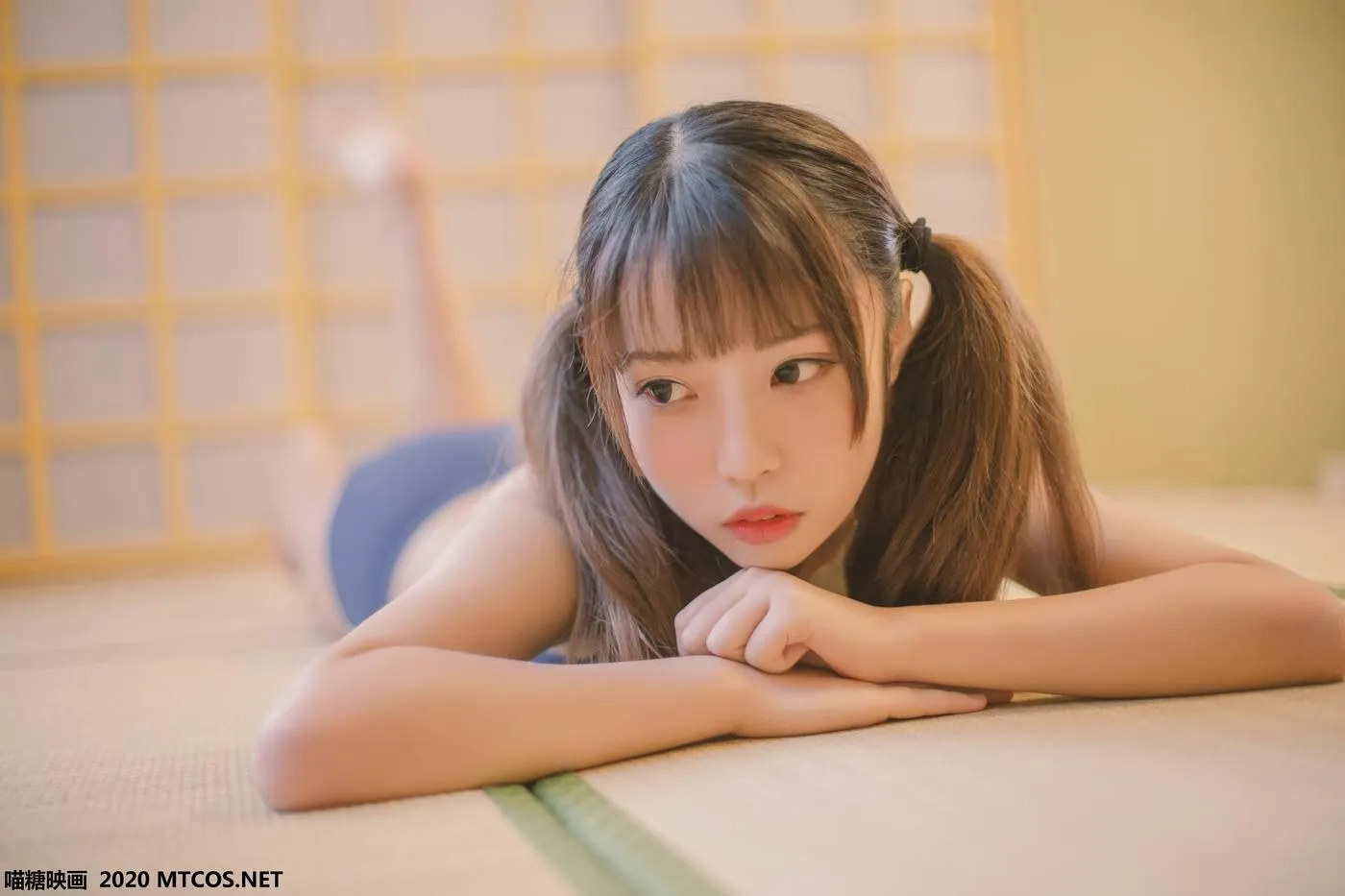 [喵糖映画] VOL.153 蓝白泳装[22P]插图5