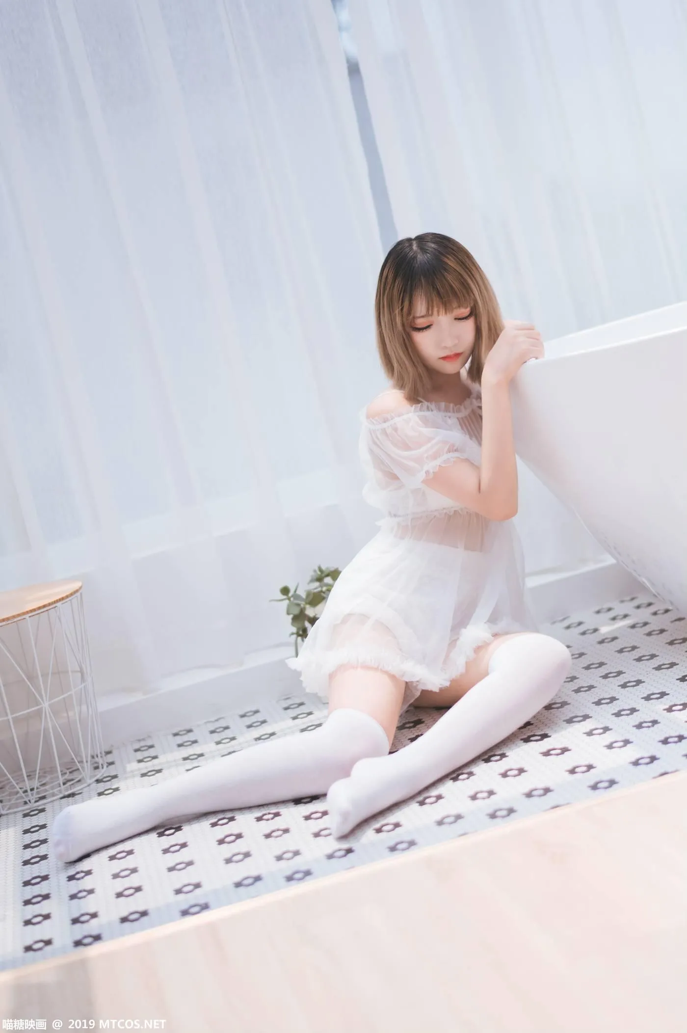 [喵糖映画] VOL.025 纯情白裙[42P]插图5