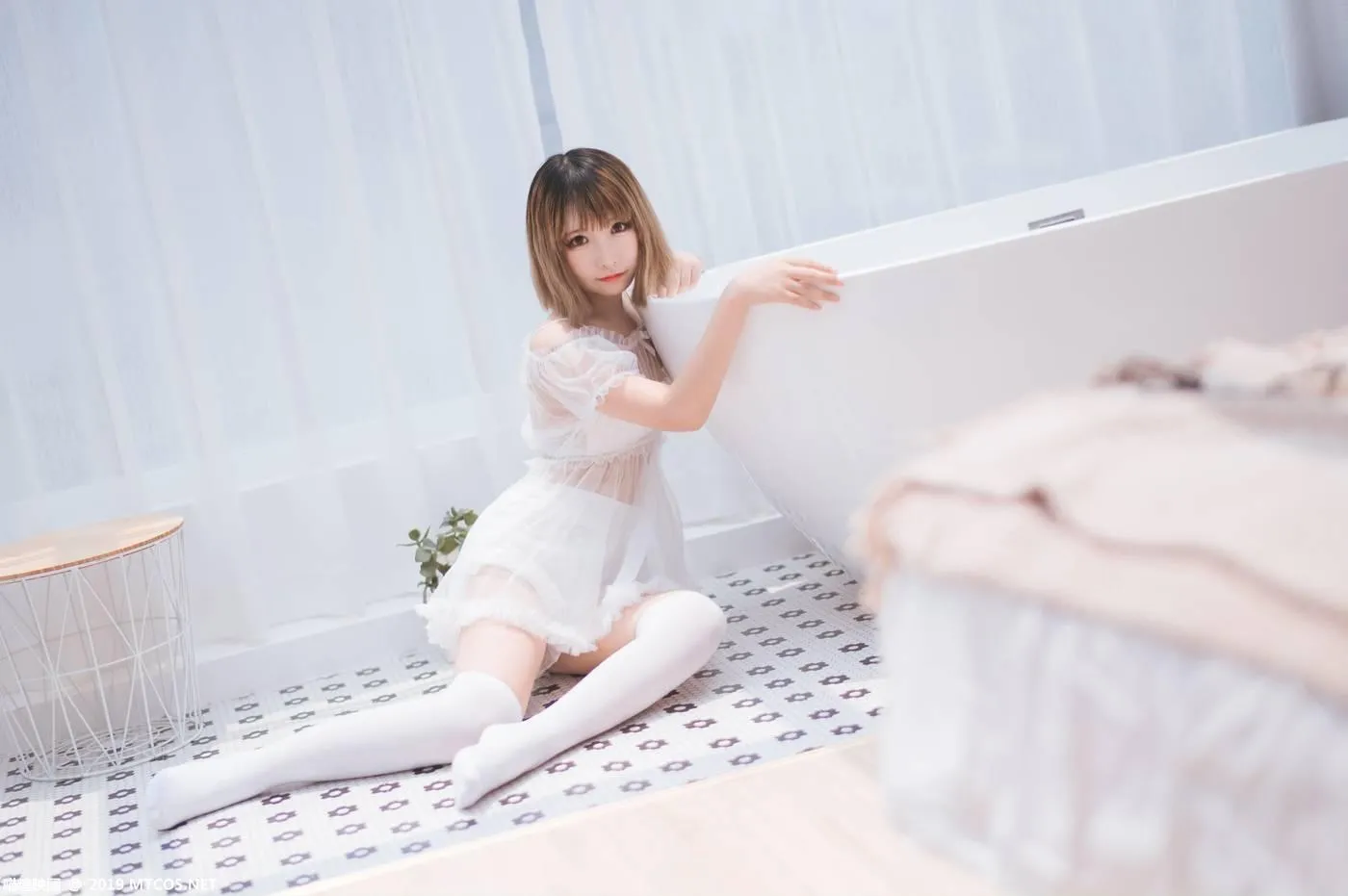 [喵糖映画] VOL.025 纯情白裙[42P]插图6