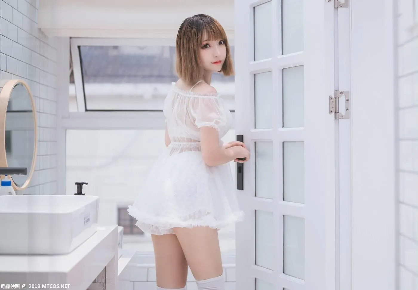 [喵糖映画] VOL.025 纯情白裙[42P]插图7