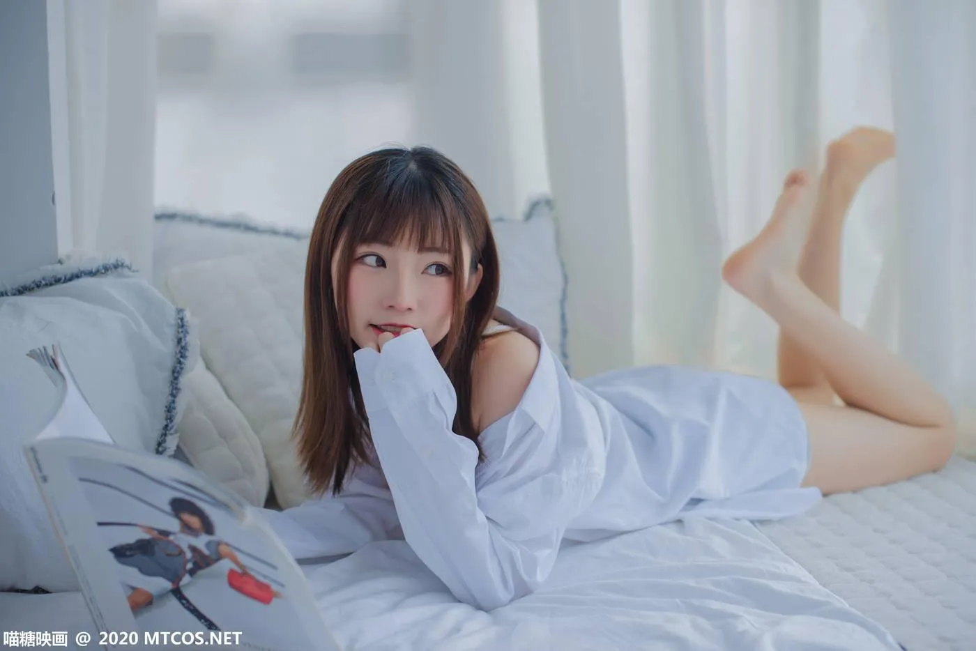 [喵糖映画] VOL.209 男友的白衬衫[48P]插图3