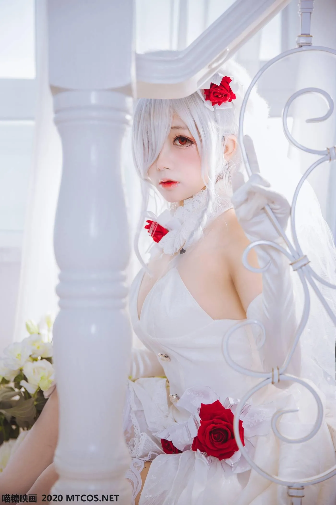 [喵糖映画] VOL.123 花嫁COS[40P]插图3