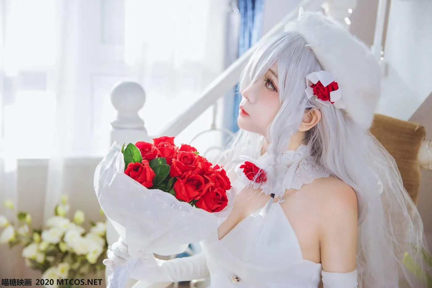 [喵糖映画] VOL.123 花嫁COS[40P]插图4