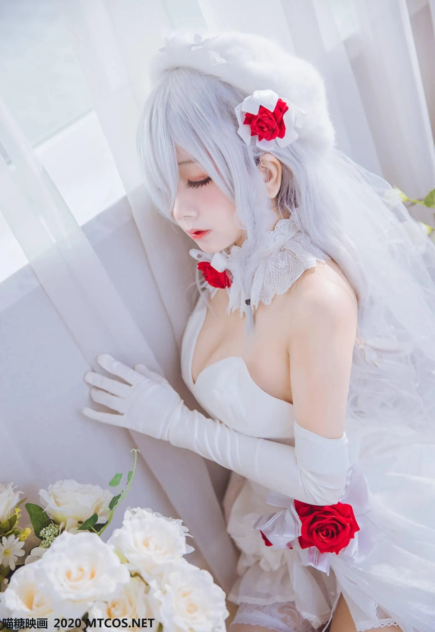 [喵糖映画] VOL.123 花嫁COS[40P]插图1