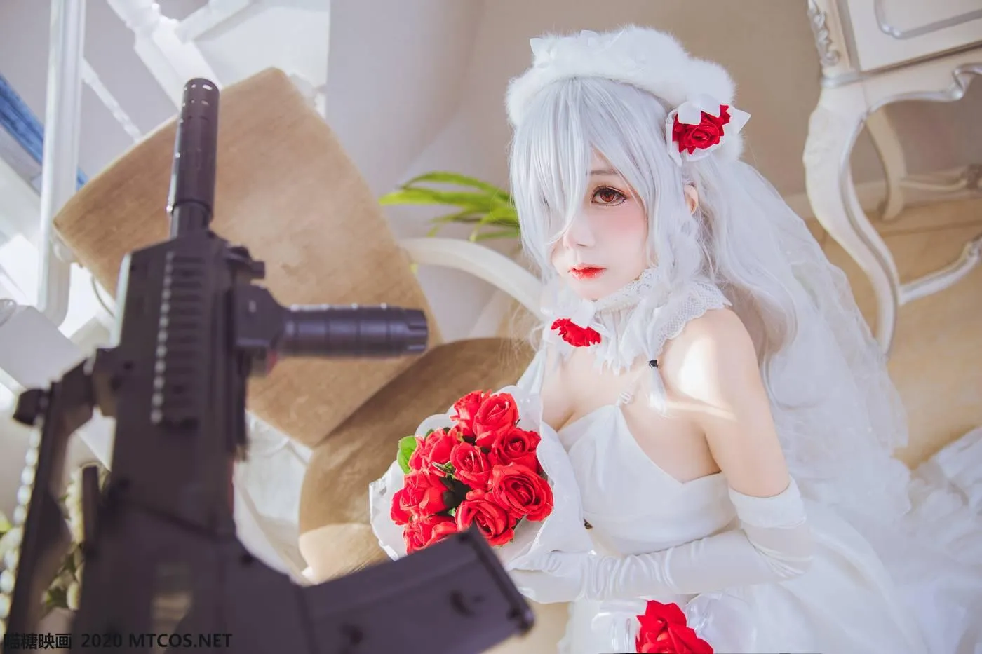 [喵糖映画] VOL.123 花嫁COS[40P]插图4
