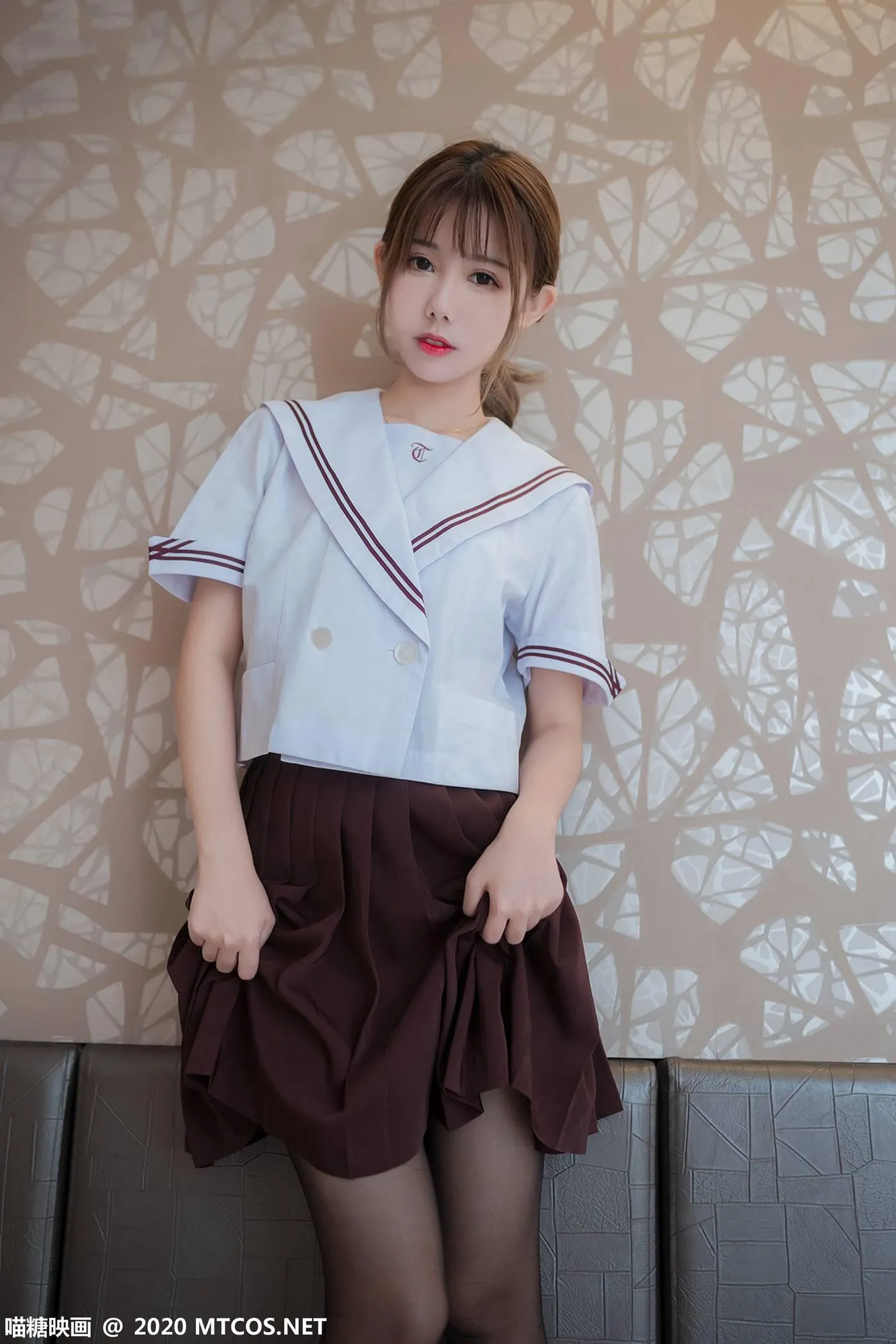 [喵糖映画] JKL.015 灰裙JK制服[45P]插图3