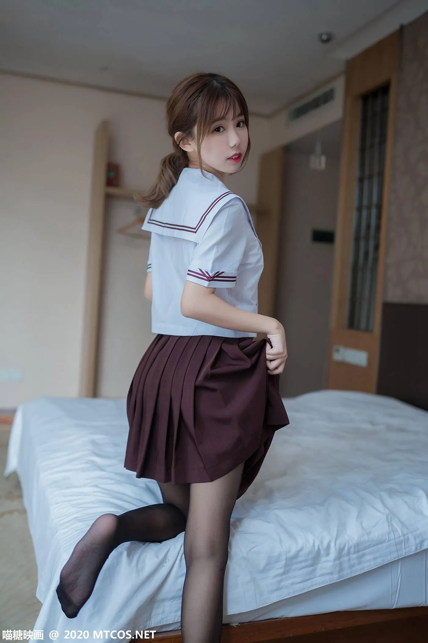 [喵糖映画] JKL.015 灰裙JK制服[45P]插图3