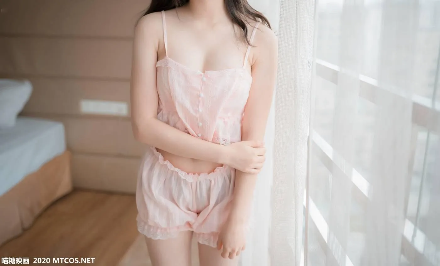 [喵糖映画] VOL.104 粉色吊带睡衣[45P]插图7