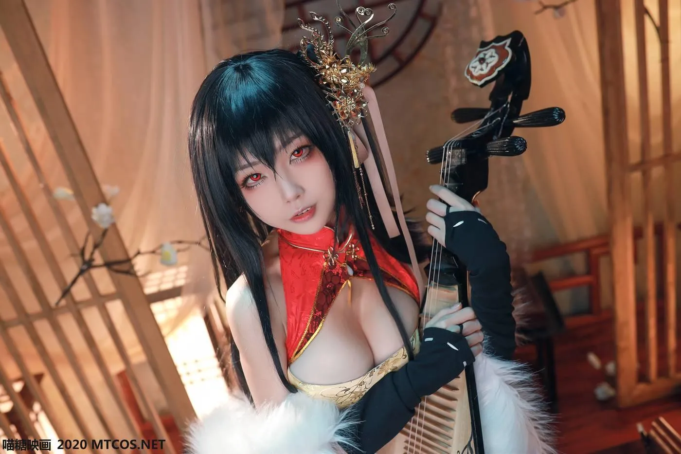 [喵糖映画] HML.004 水淼大凤旗袍[40P]插图9