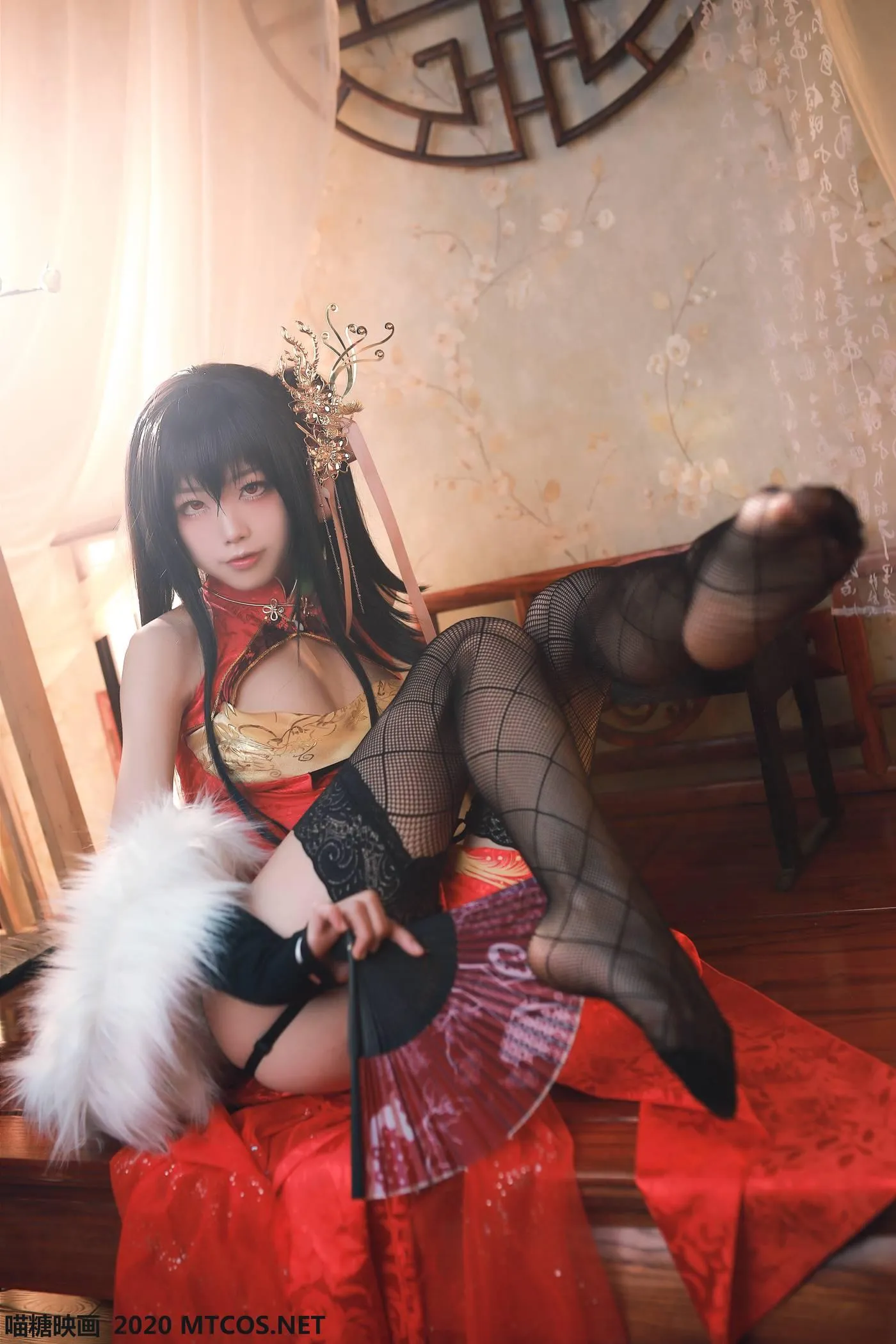 [喵糖映画] HML.004 水淼大凤旗袍[40P]插图6