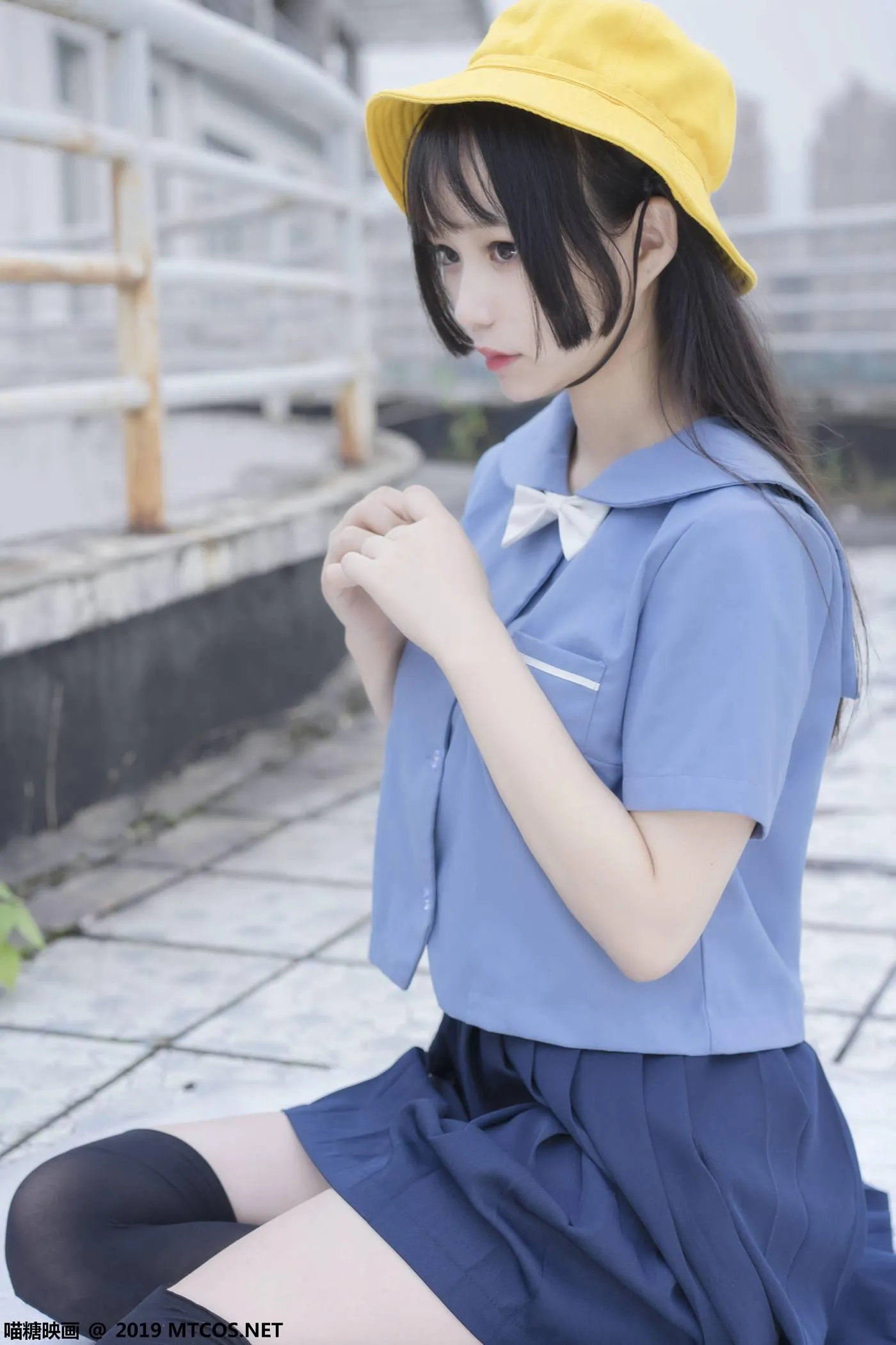[喵糖映画] VOL.070 半度度度喵 小黄帽女孩[48P]插图5