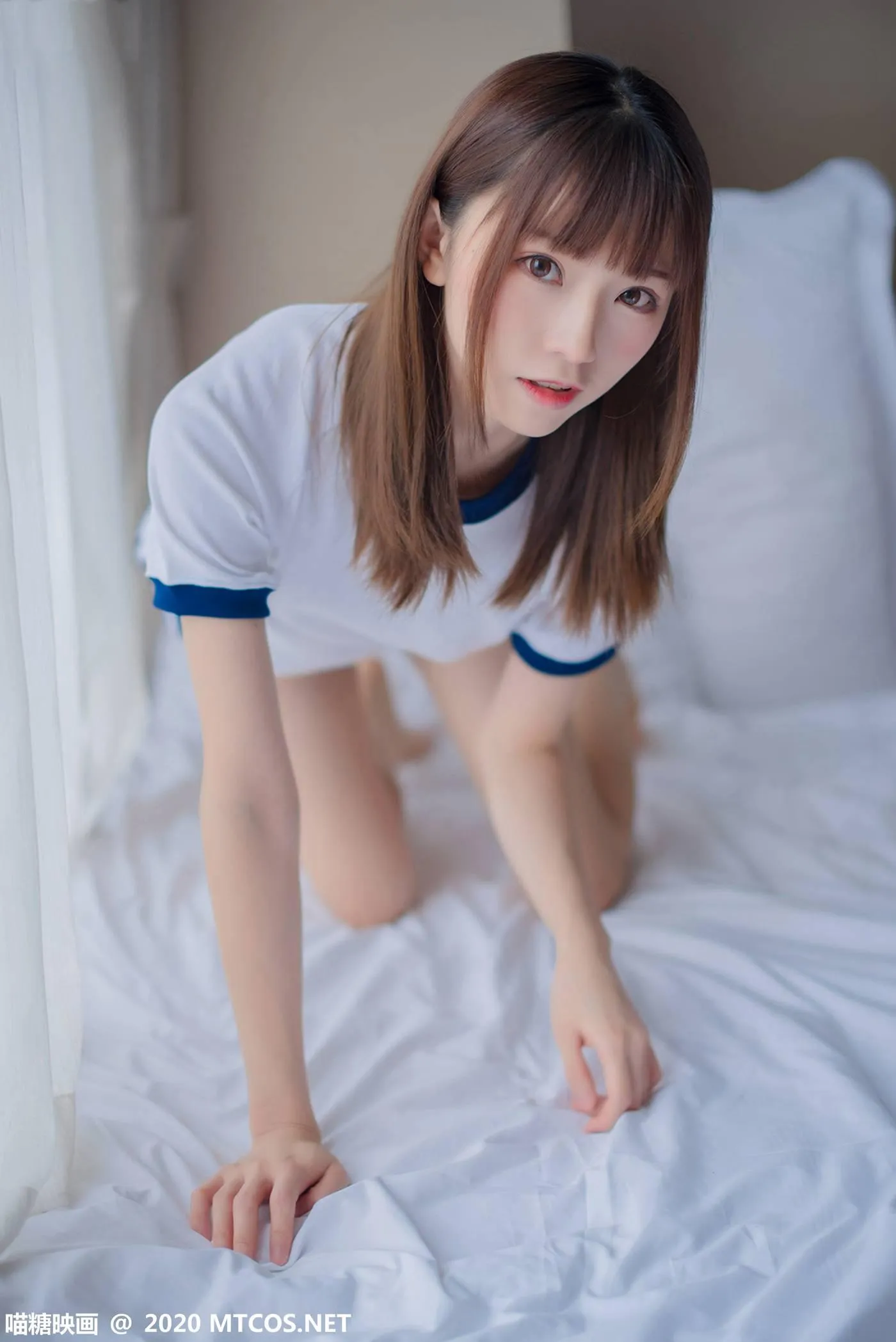 [喵糖映画] VOL.222 清凉体操服 清纯学妹[47P]插图1