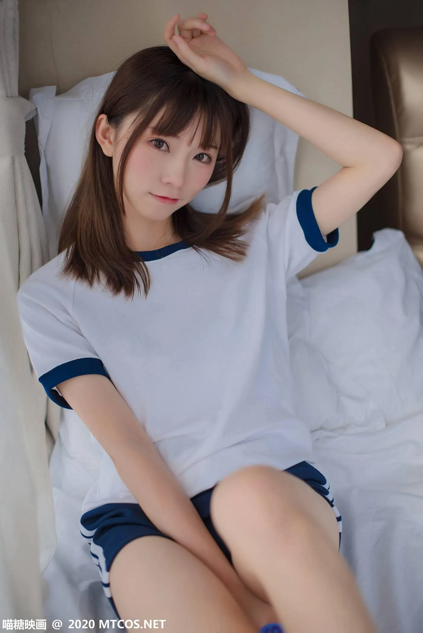 [喵糖映画] VOL.222 清凉体操服 清纯学妹[47P]插图1