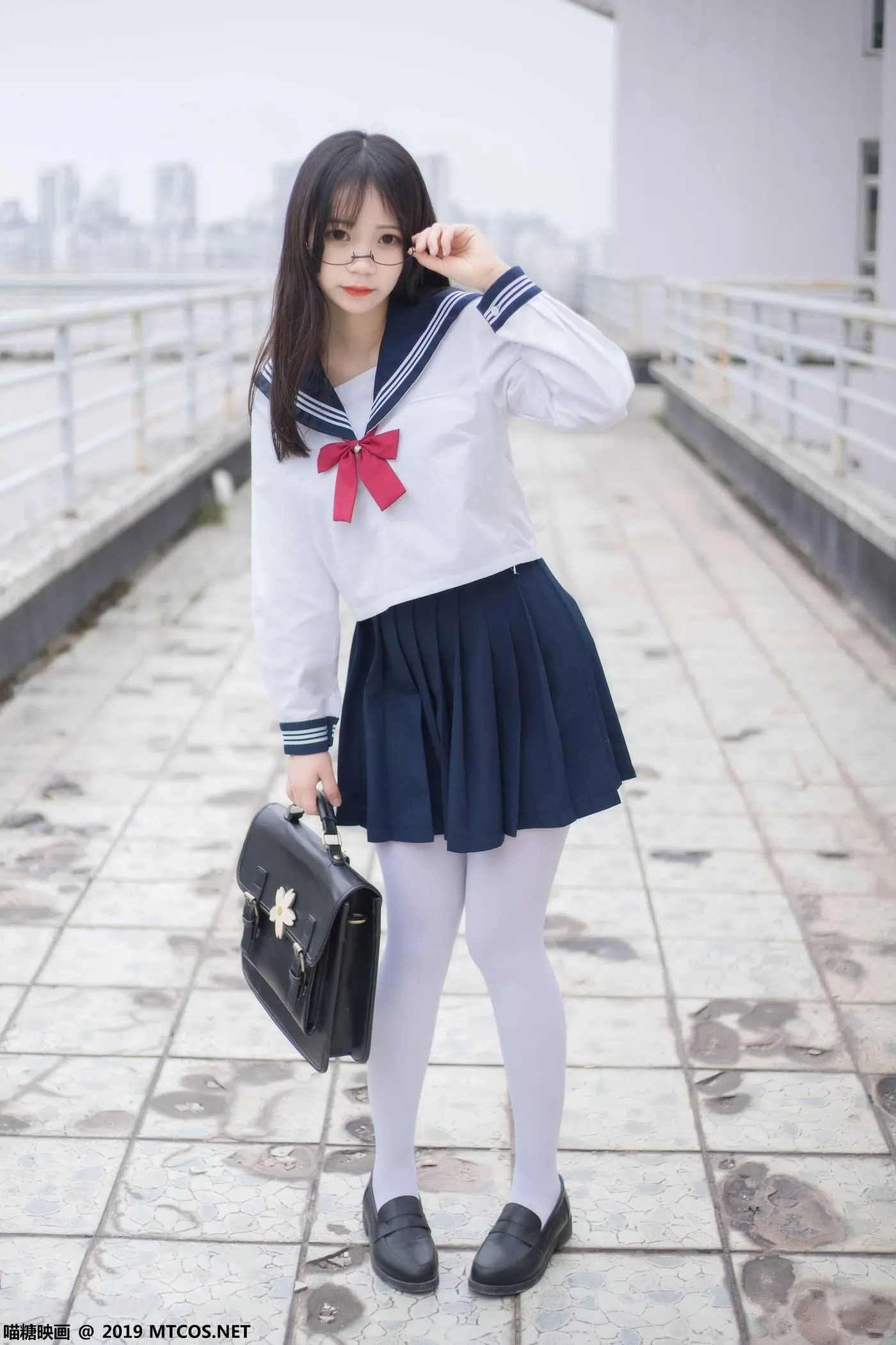 [喵糖映画] VOL.067 半度度度喵 喵喵的白丝水手服[46P]插图5