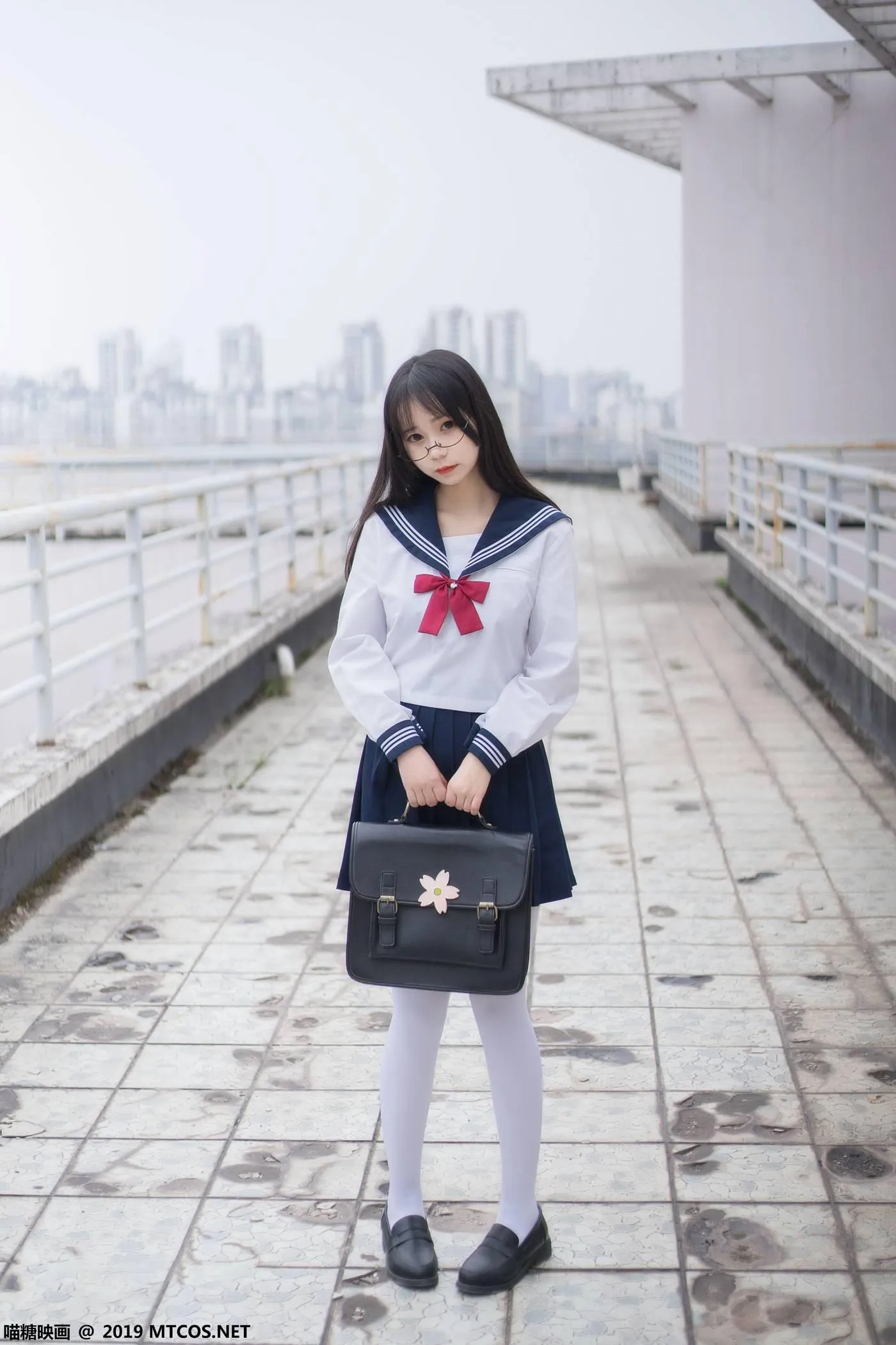 [喵糖映画] VOL.067 半度度度喵 喵喵的白丝水手服[46P]插图6