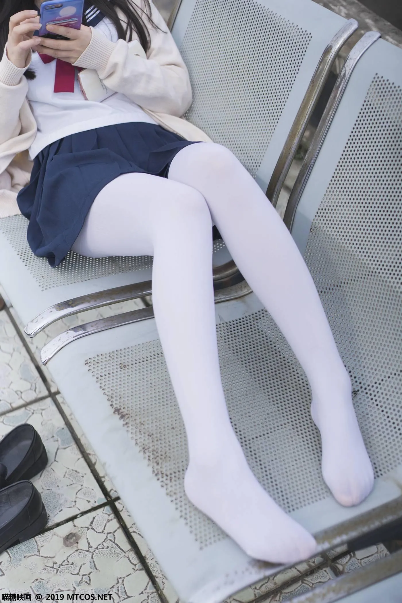 [喵糖映画] VOL.067 半度度度喵 喵喵的白丝水手服[46P]插图1