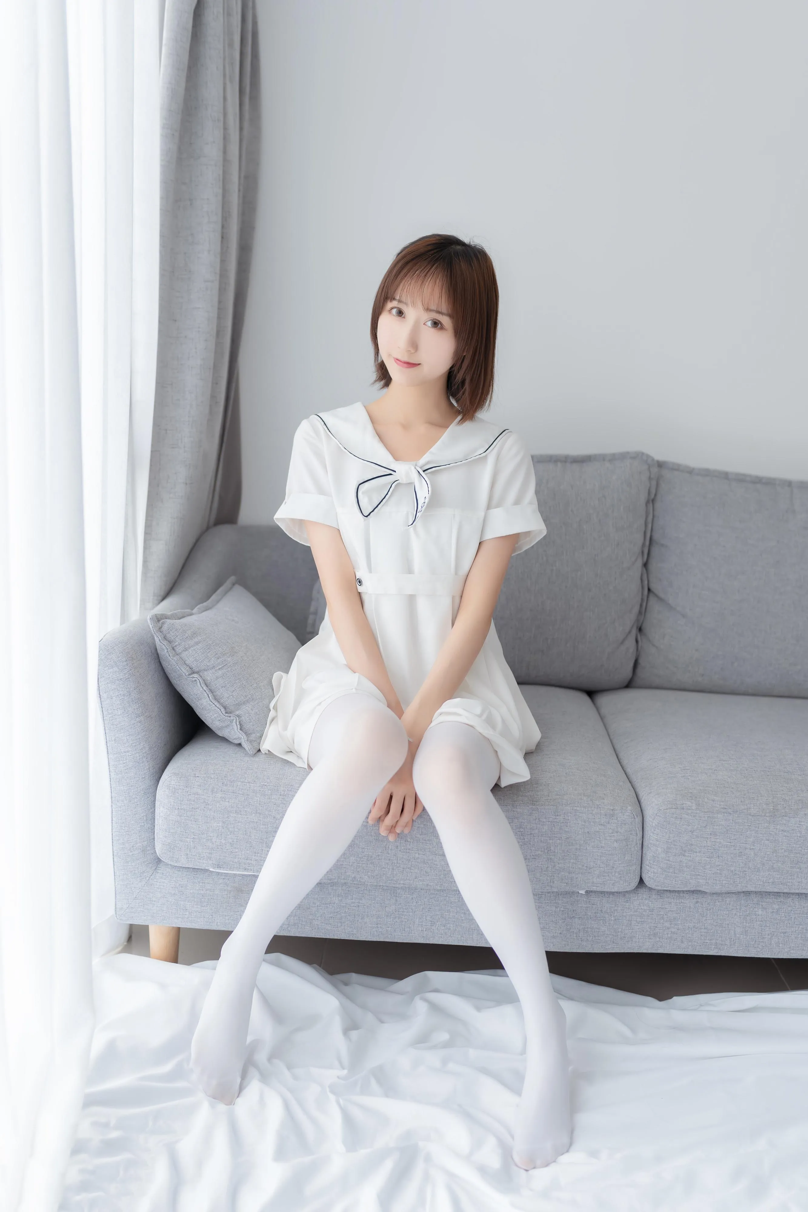 [喵糖映画] VOL.271 纯色白裙[39P]插图8