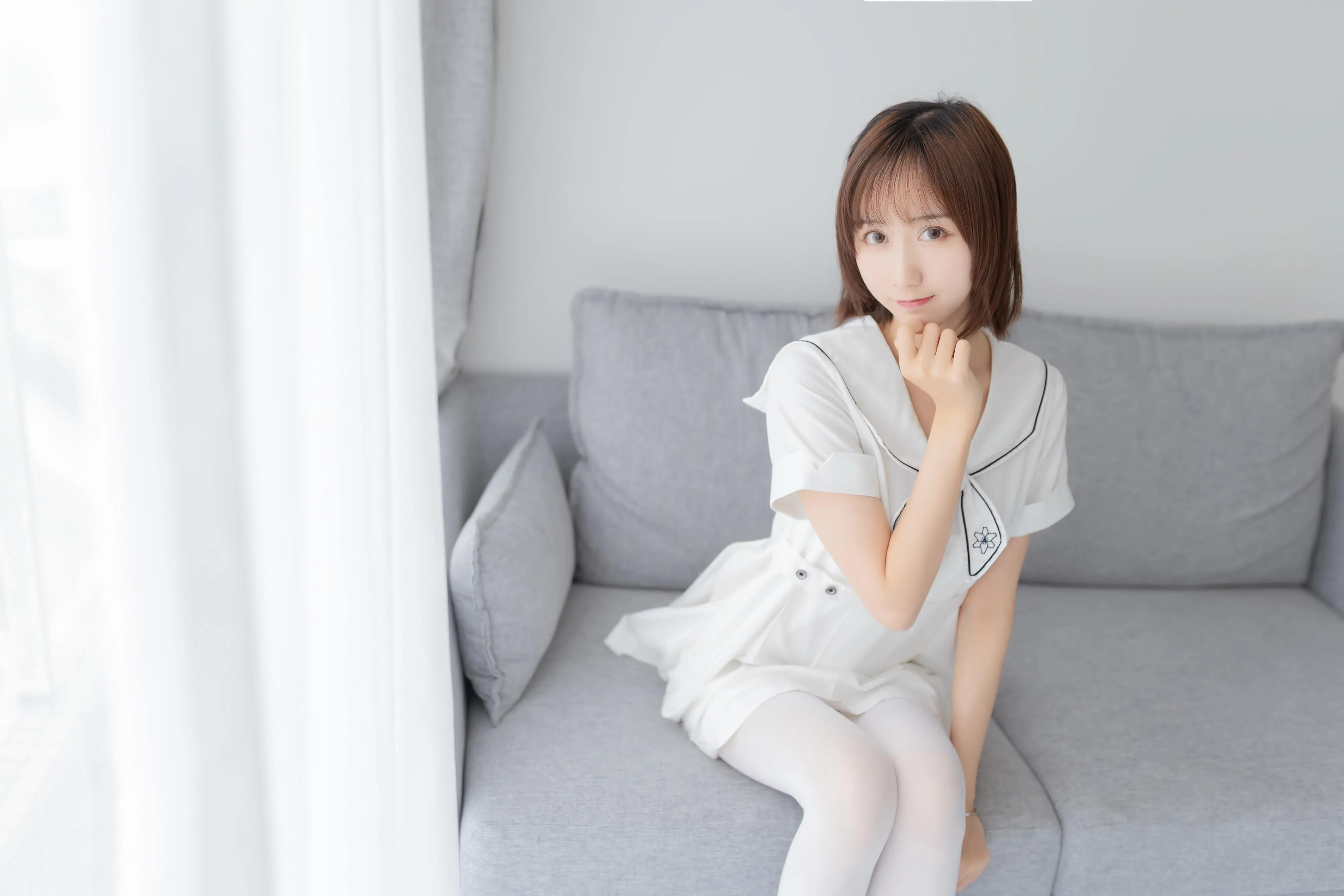 [喵糖映画] VOL.271 纯色白裙[39P]插图5