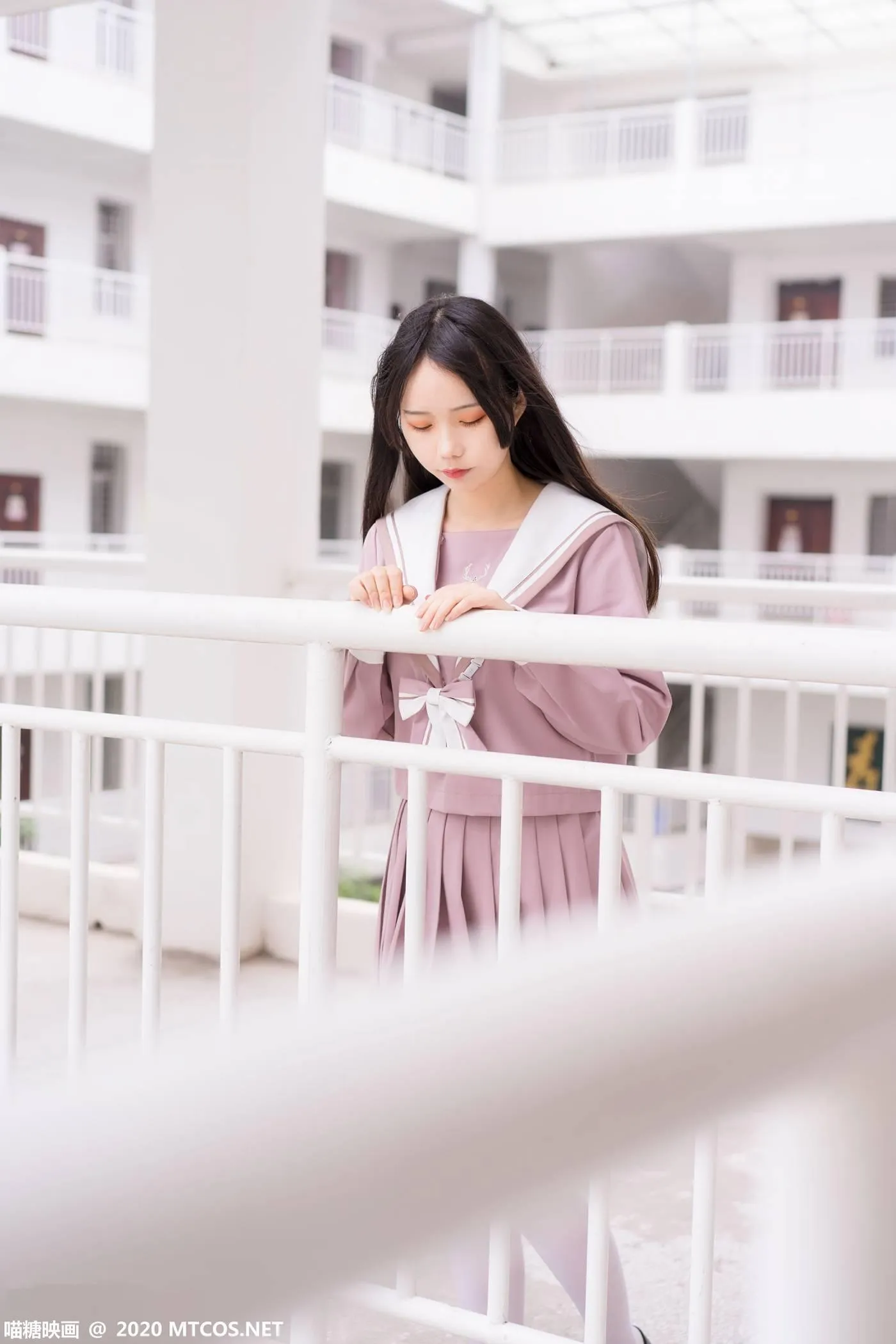 [喵糖映画] VOL.074 半度度度喵 粉色JK小姐姐[49P]插图7